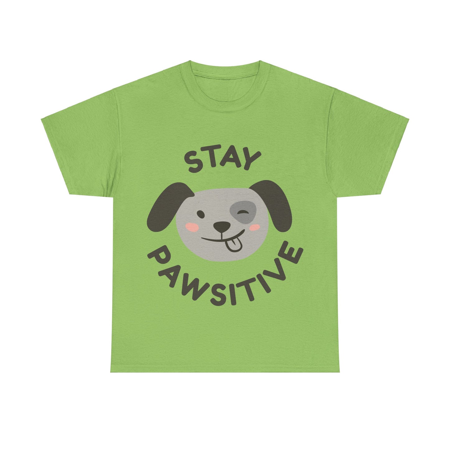 Unisex Heavy Cotton Tee | Stay Pawsitive