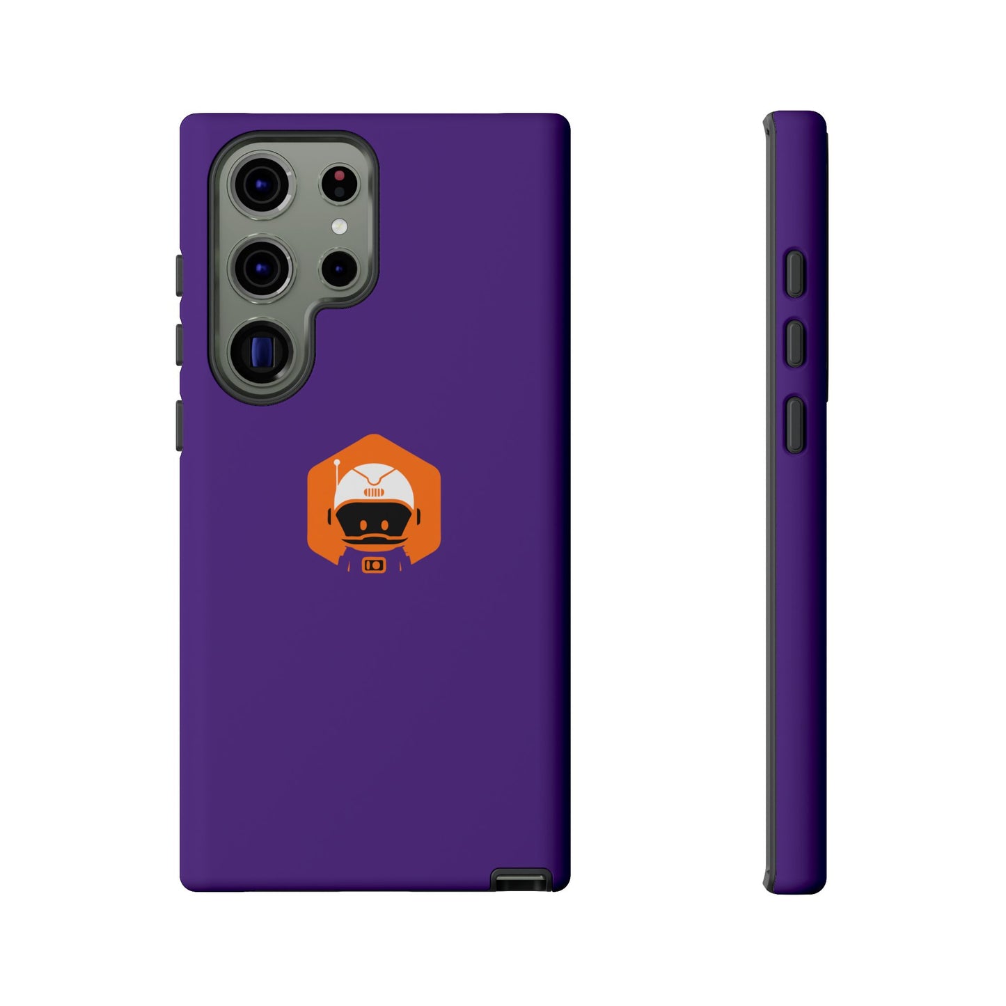 Tough Cases: Dual-Layer Durability in Bold Purple!