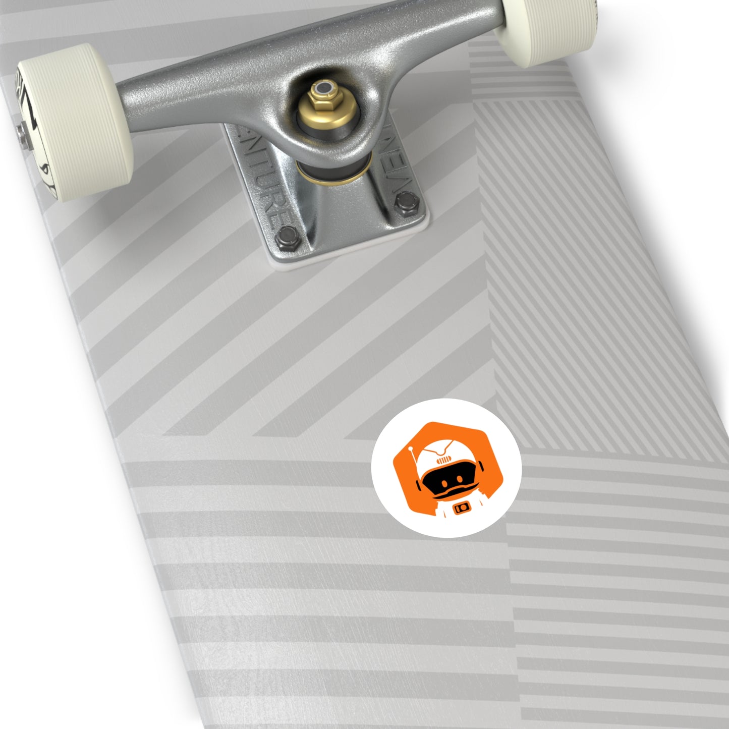 Astronaut - Round Stickers | Indoor/Outdoor