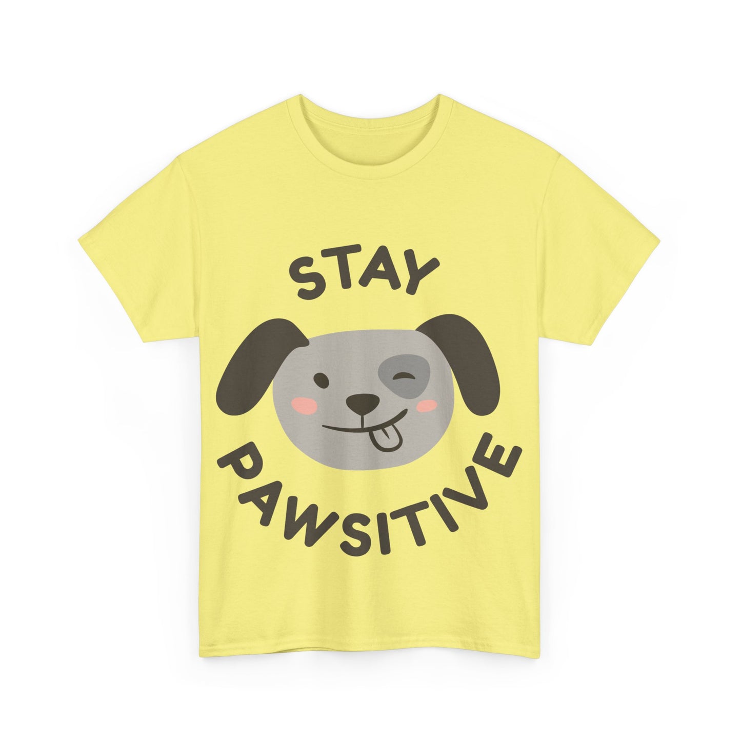 Unisex Heavy Cotton Tee | Stay Pawsitive