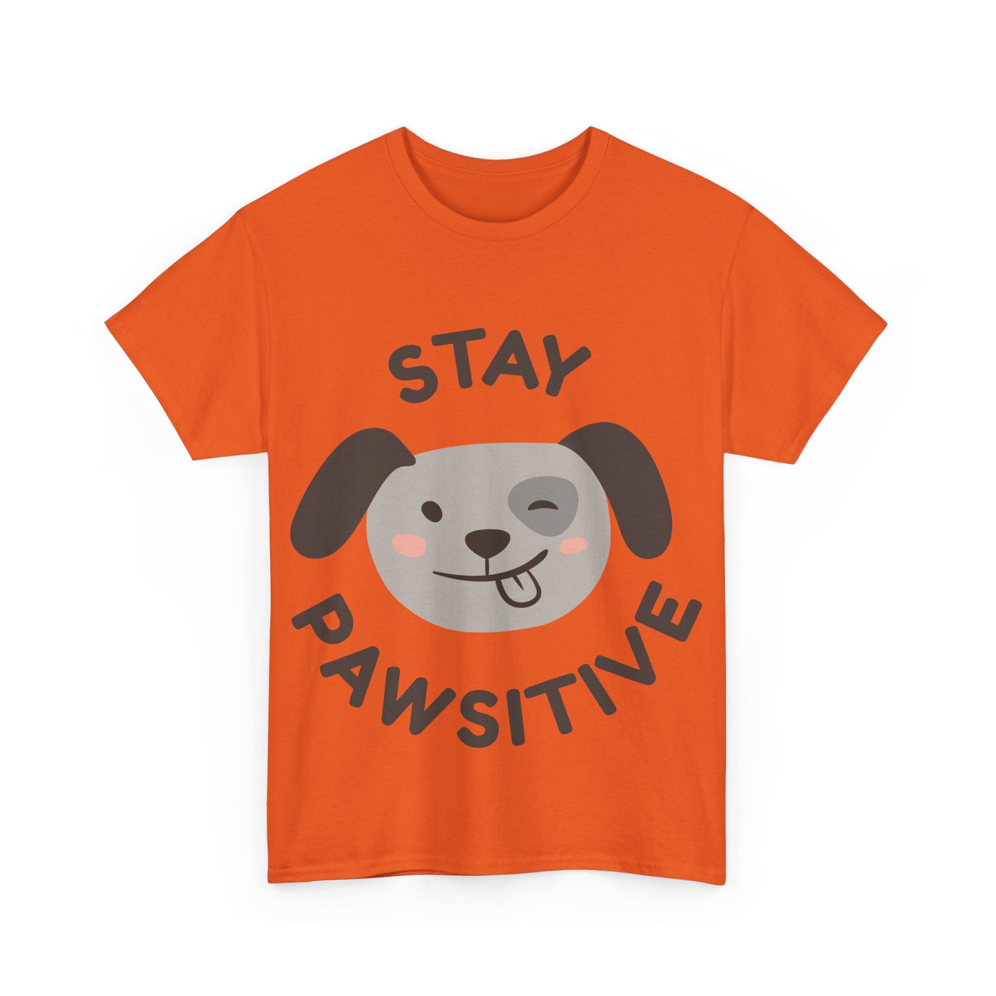 Unisex Heavy Cotton Tee | Stay Pawsitive