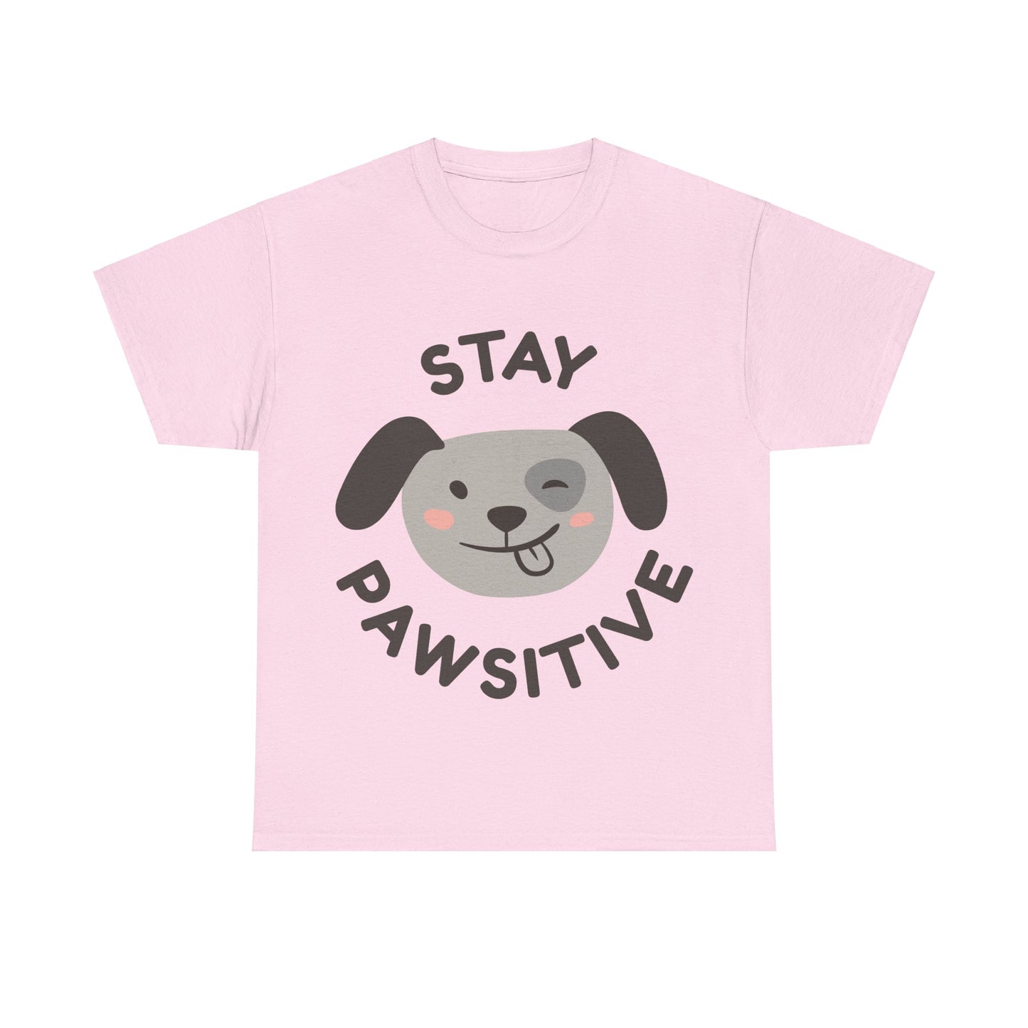 Unisex Heavy Cotton Tee | Stay Pawsitive