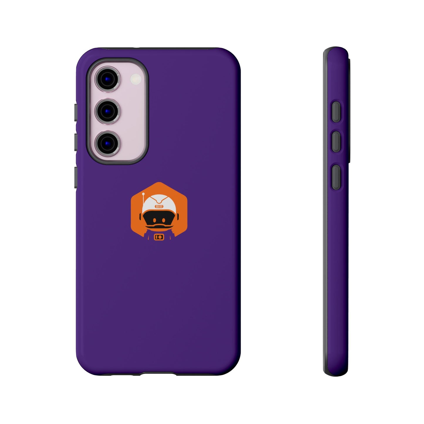 Tough Cases: Dual-Layer Durability in Bold Purple!