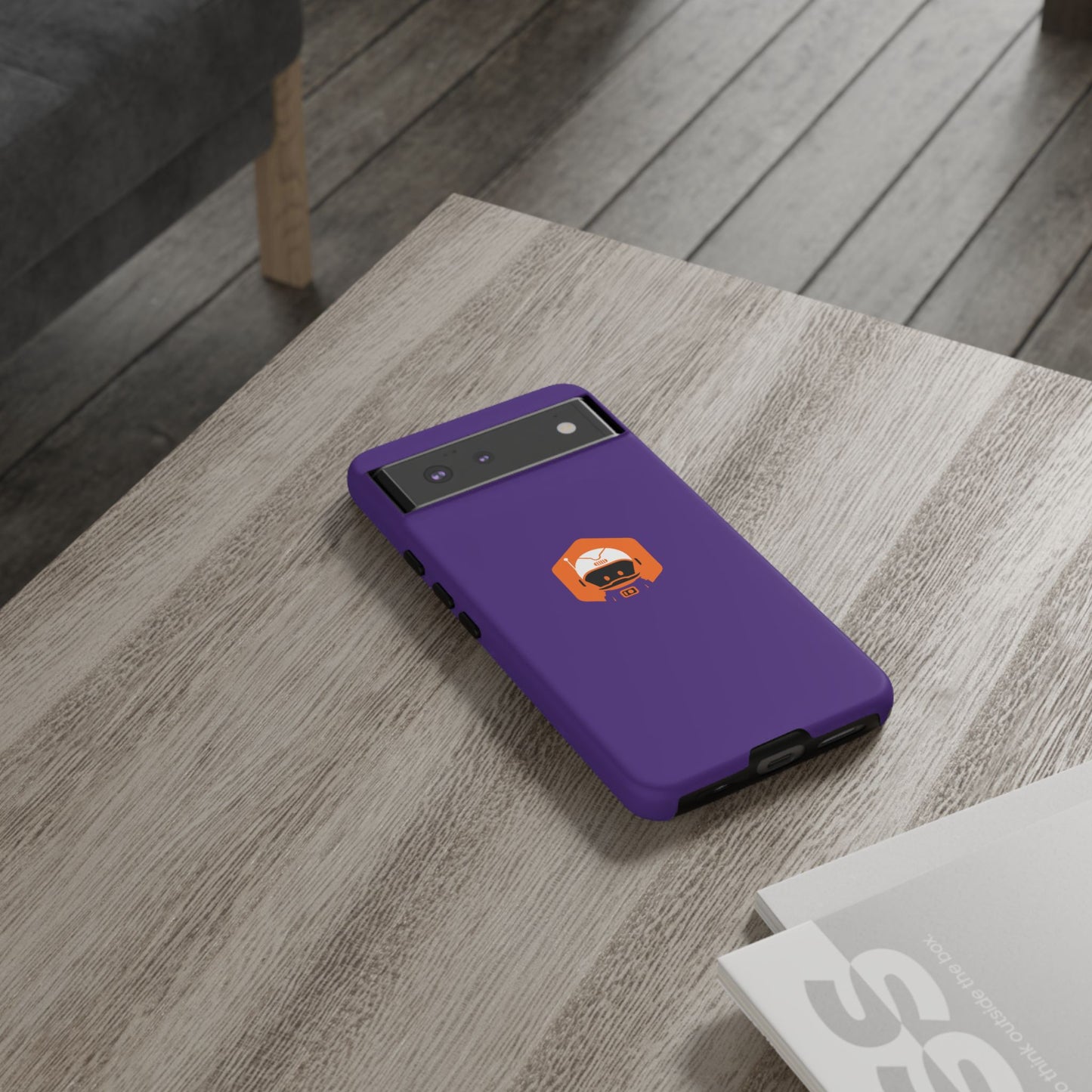 Tough Cases: Dual-Layer Durability in Bold Purple!