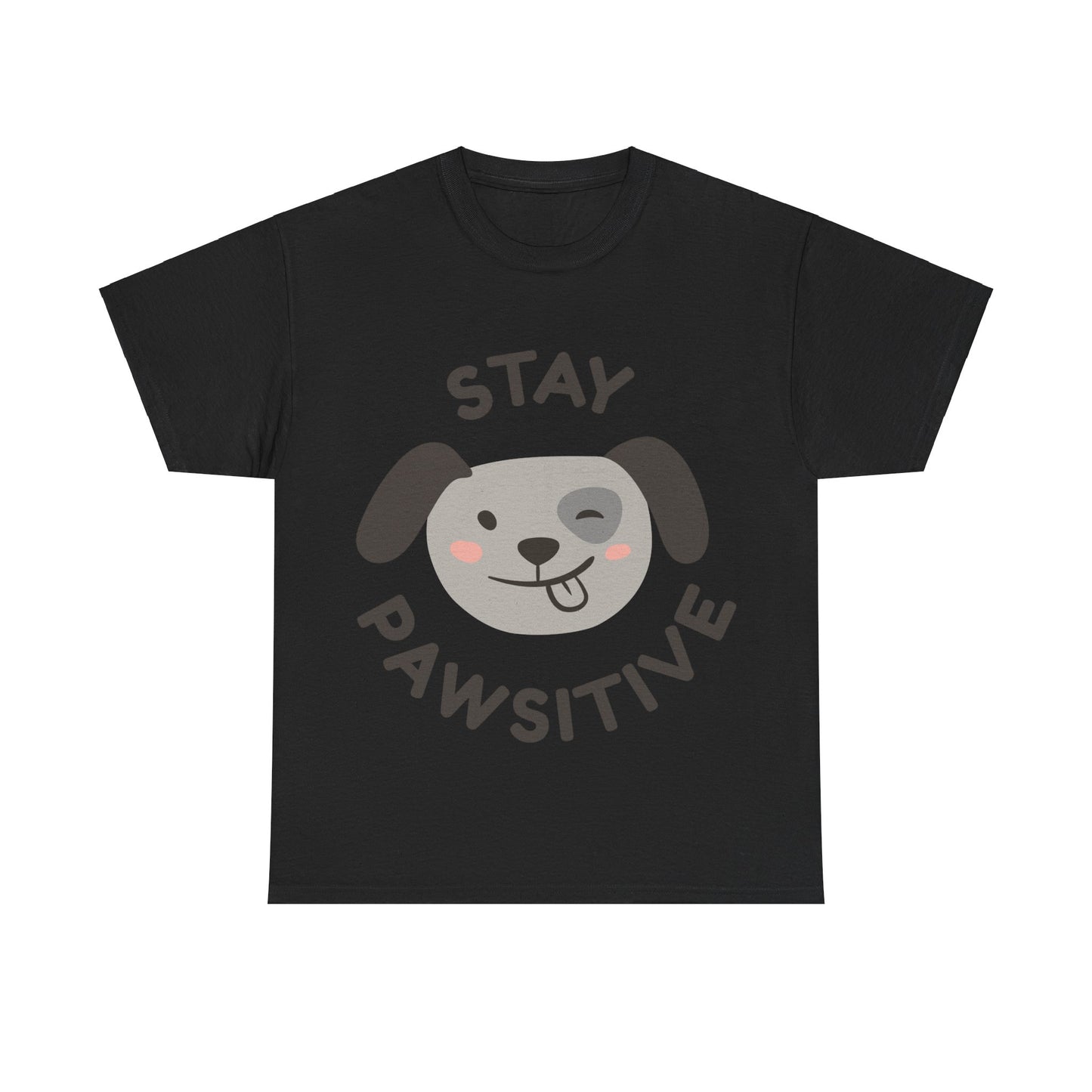 Unisex Heavy Cotton Tee | Stay Pawsitive