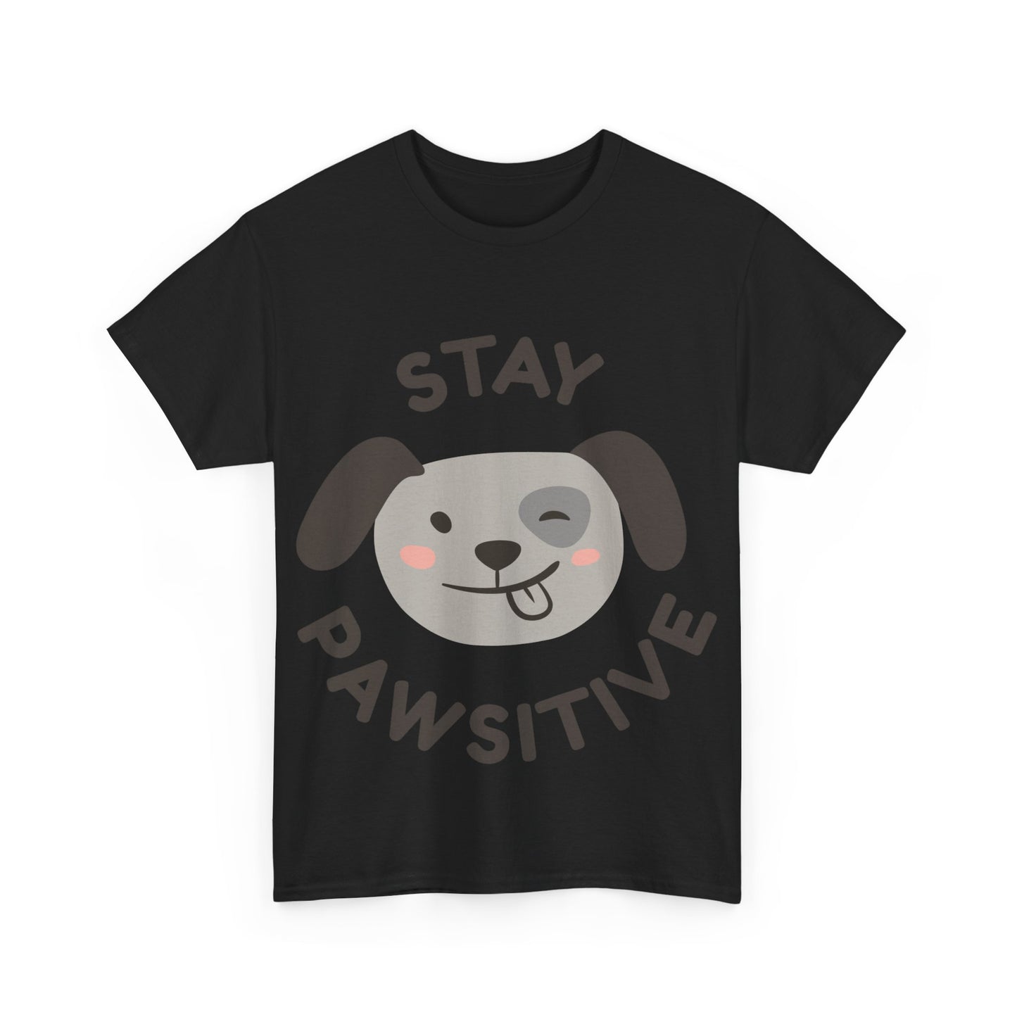 Unisex Heavy Cotton Tee | Stay Pawsitive