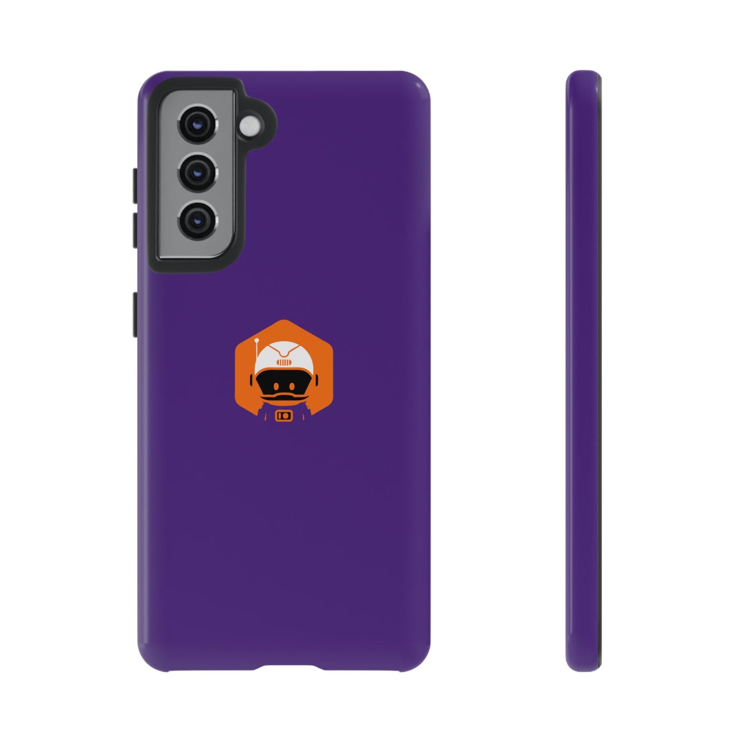 Tough Cases: Dual-Layer Durability in Bold Purple!