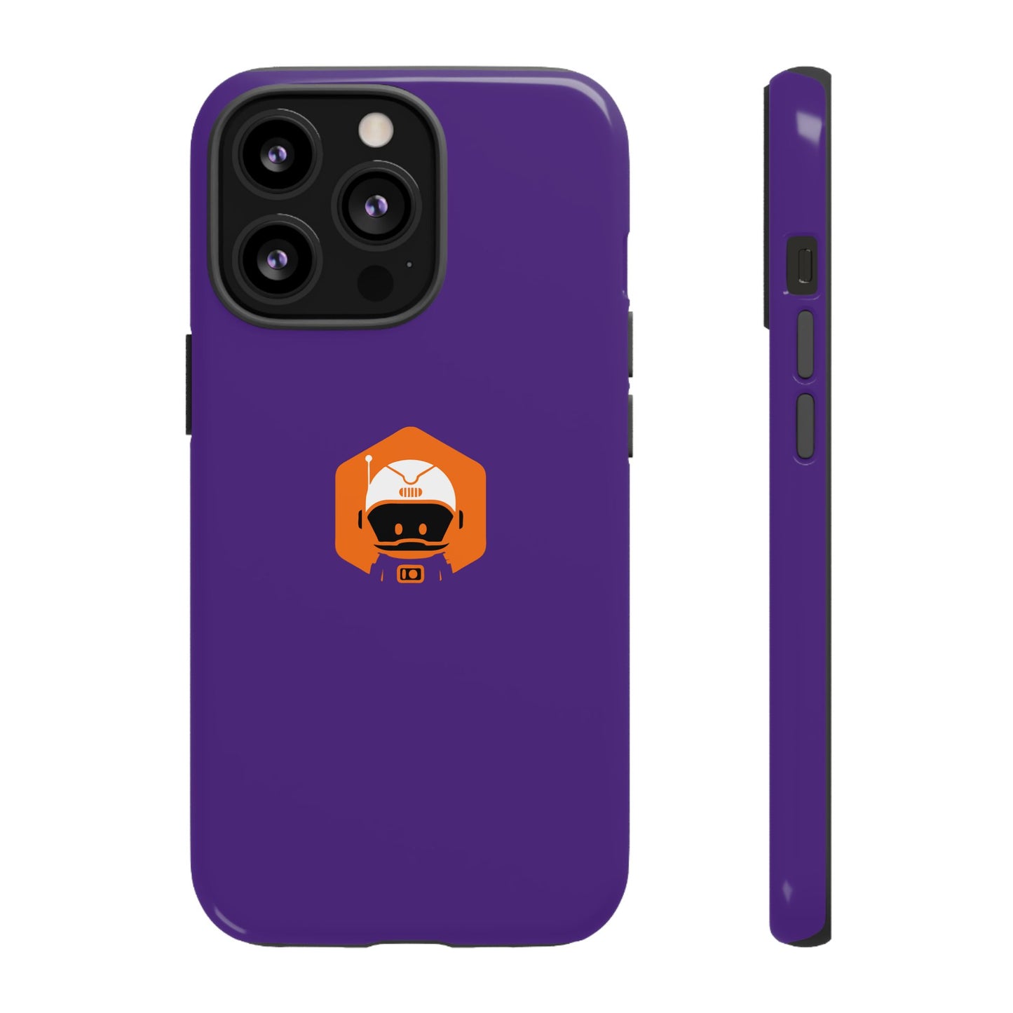 Tough Cases: Dual-Layer Durability in Bold Purple!