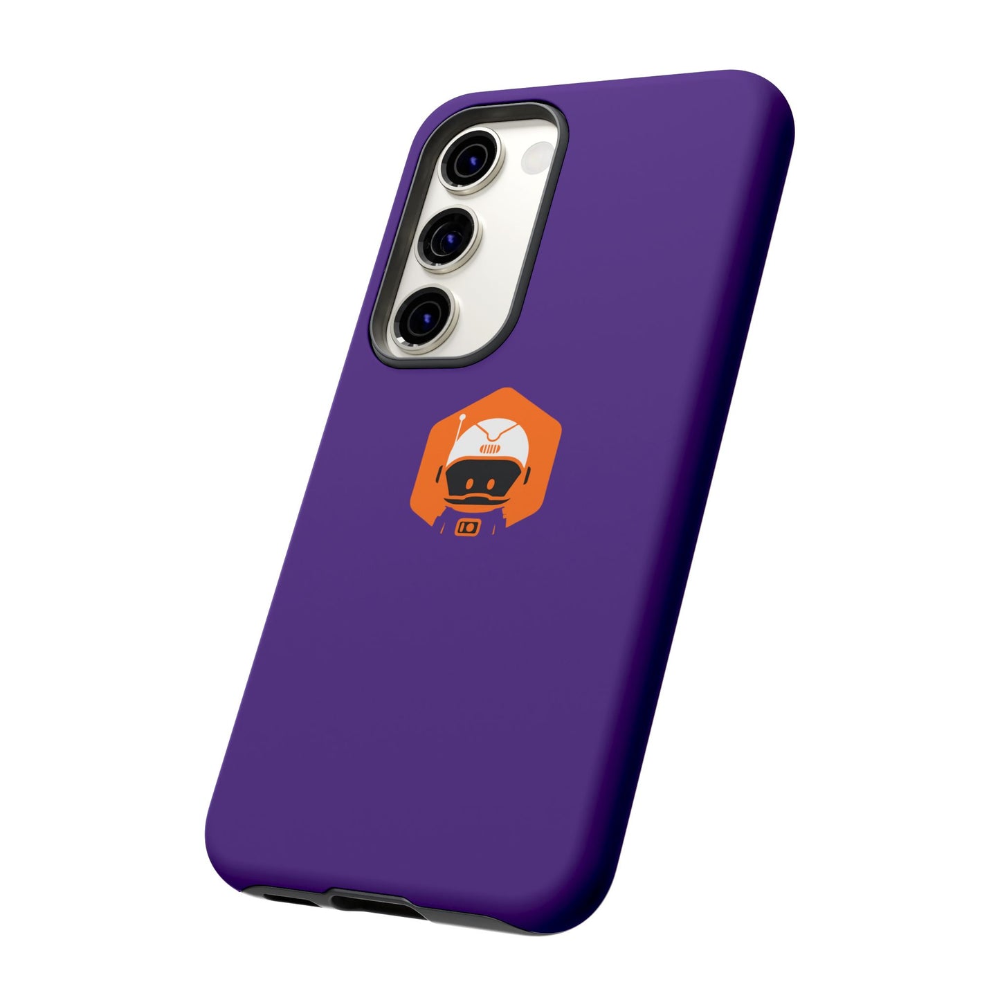 Tough Cases: Dual-Layer Durability in Bold Purple!