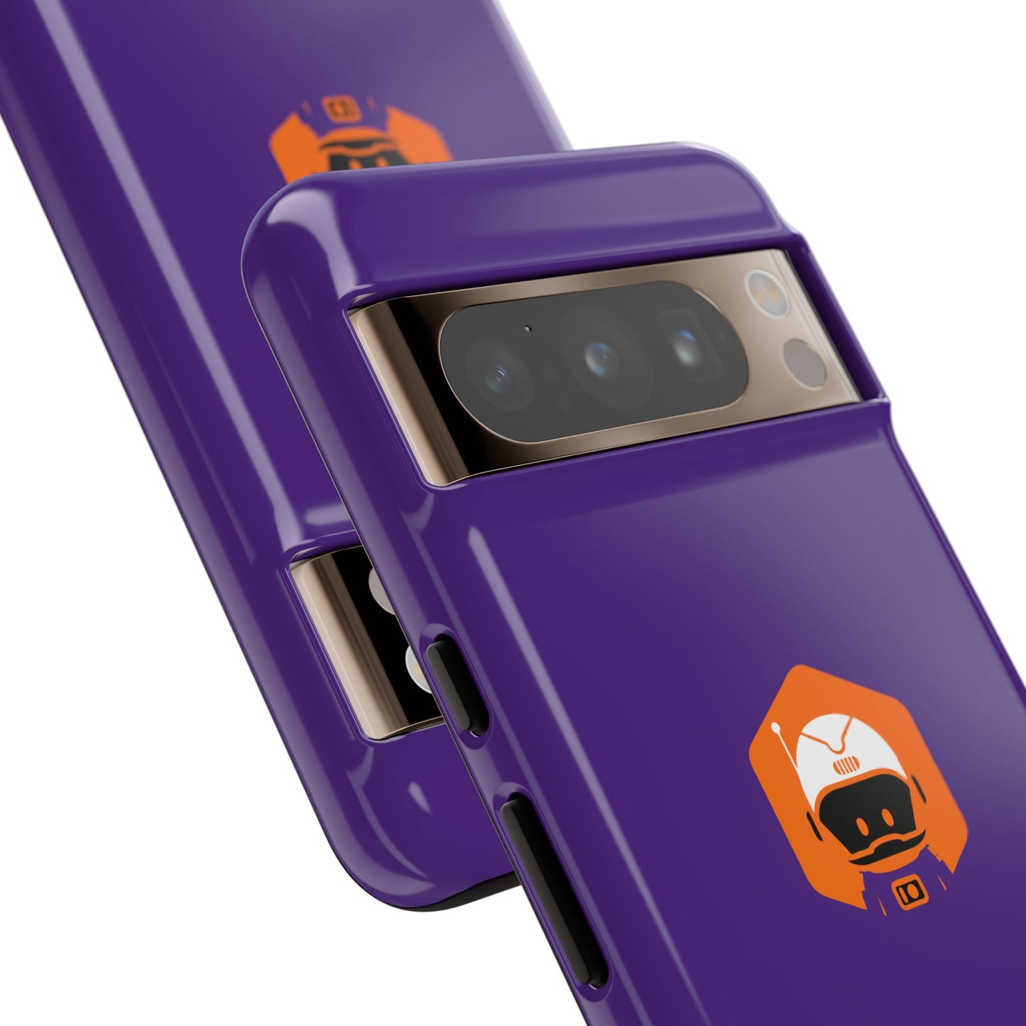 Tough Cases: Dual-Layer Durability in Bold Purple!