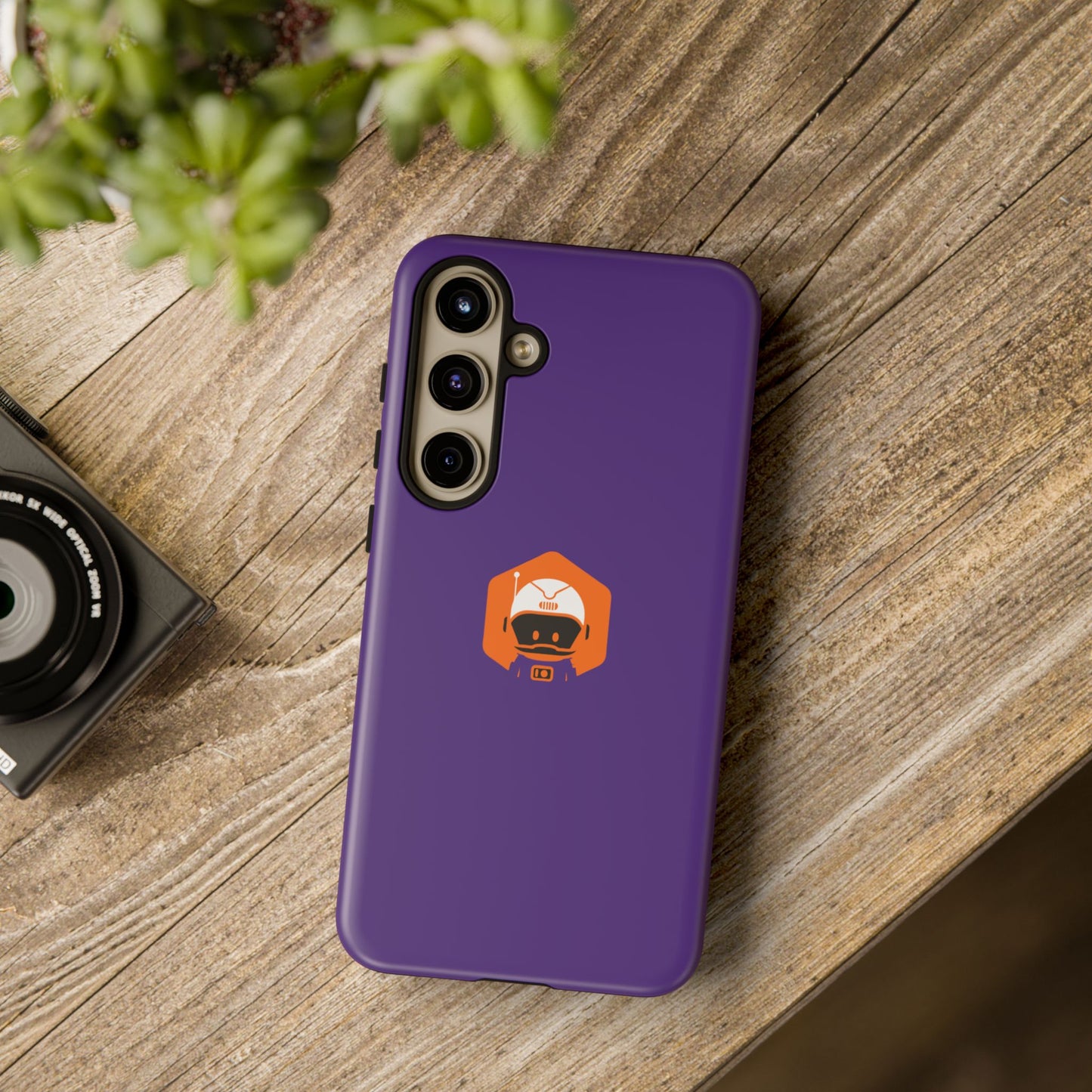 Tough Cases: Dual-Layer Durability in Bold Purple!