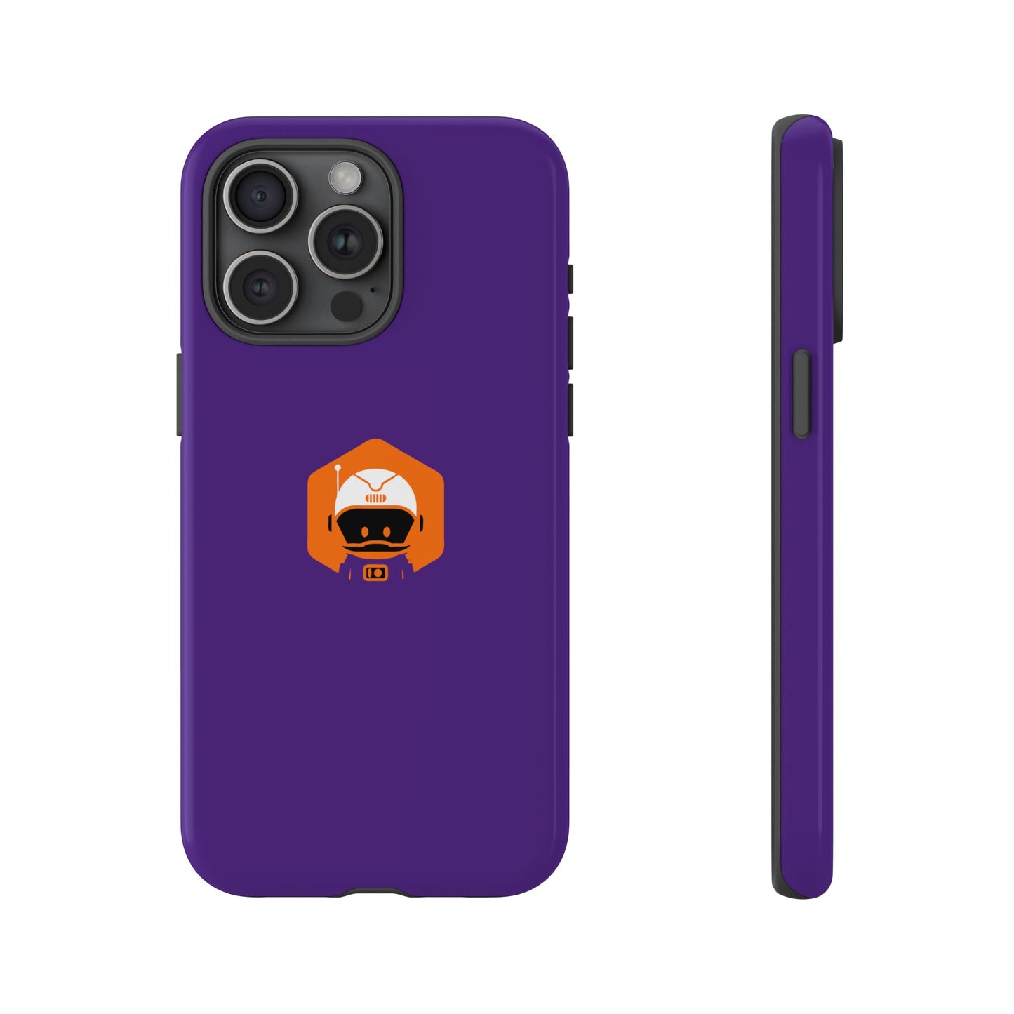 Tough Cases: Dual-Layer Durability in Bold Purple!