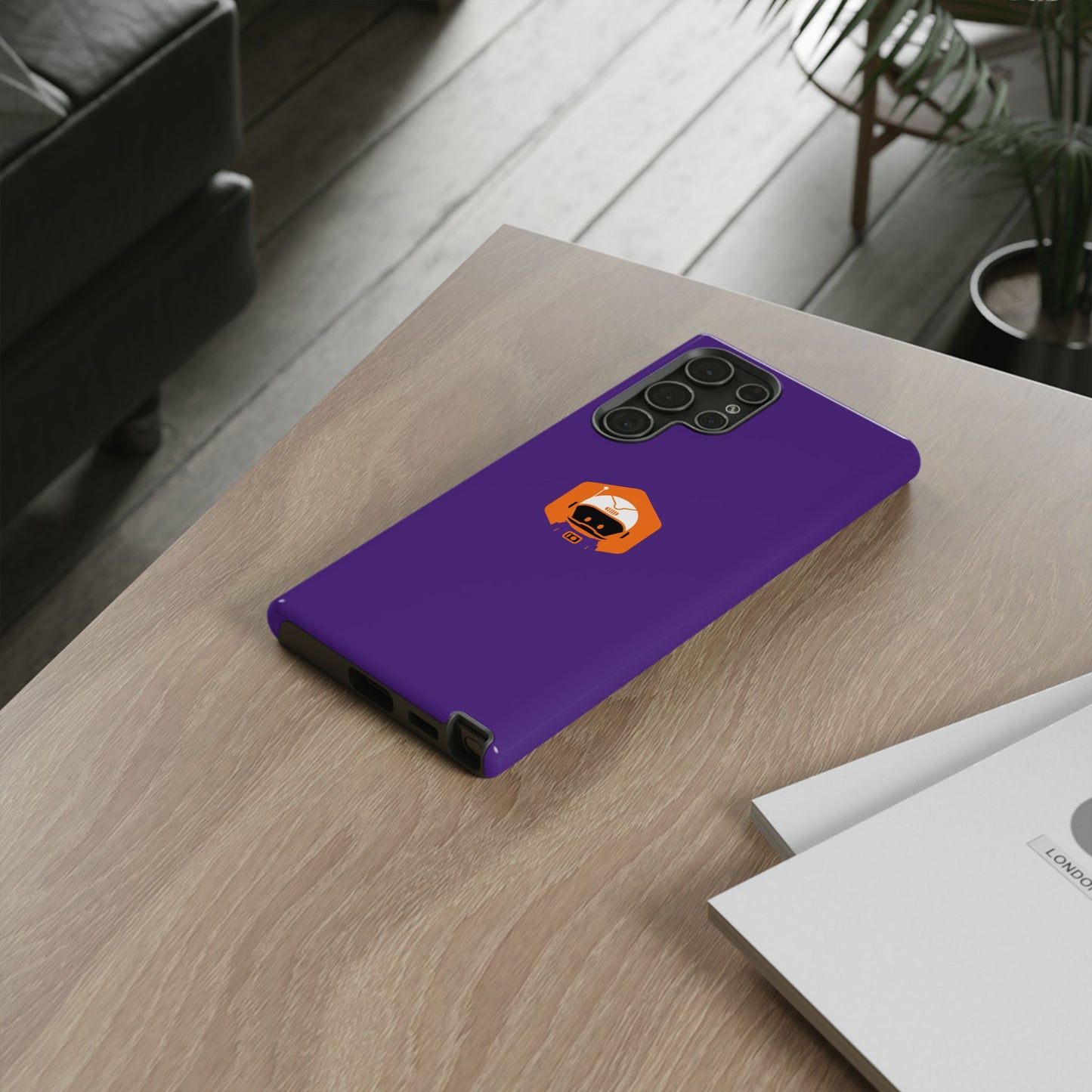 Tough Cases: Dual-Layer Durability in Bold Purple!