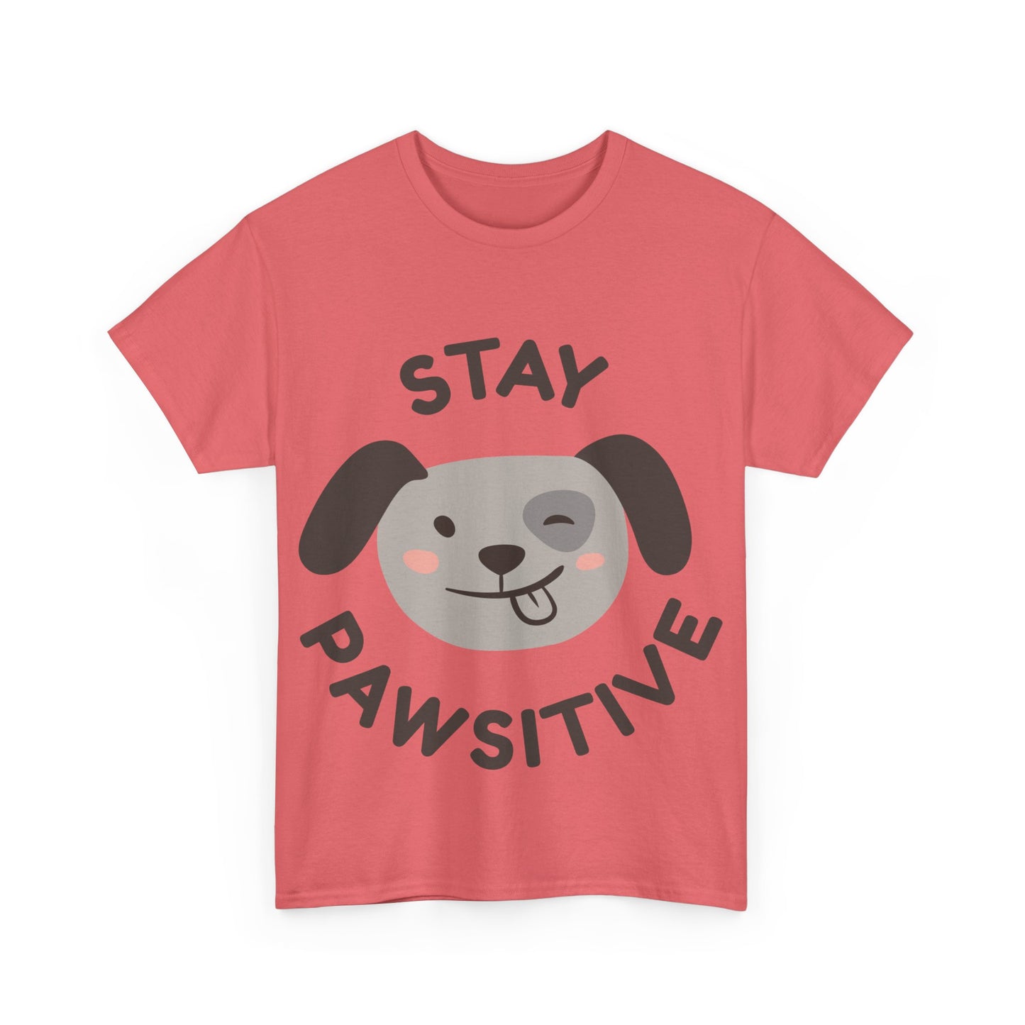 Unisex Heavy Cotton Tee | Stay Pawsitive