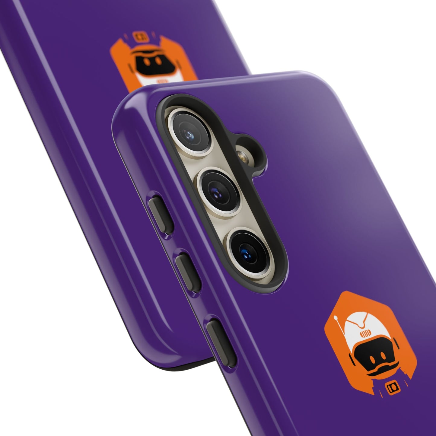 Tough Cases: Dual-Layer Durability in Bold Purple!