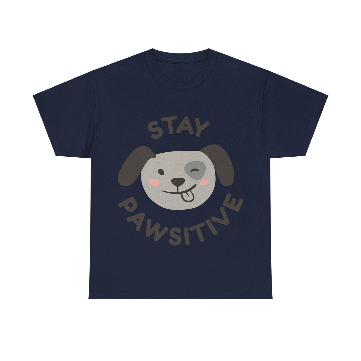 Unisex Heavy Cotton Tee | Stay Pawsitive