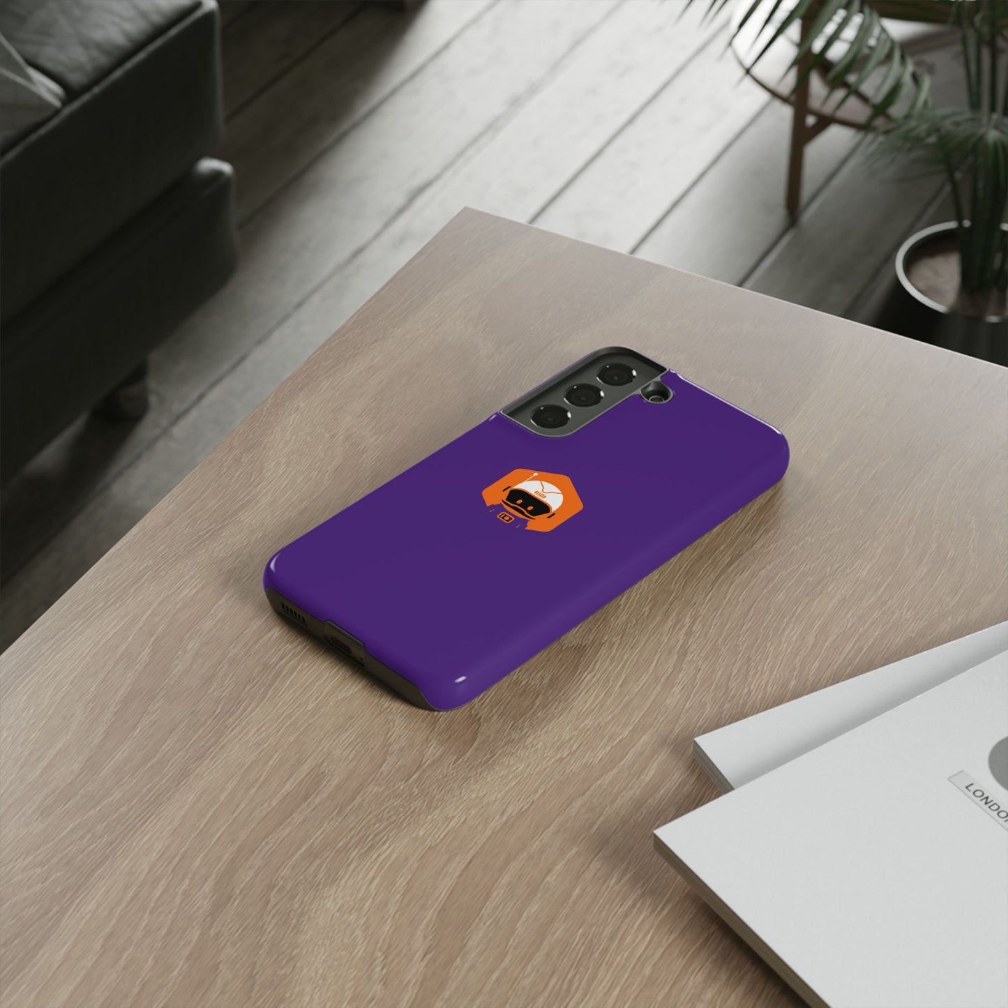 Tough Cases: Dual-Layer Durability in Bold Purple!