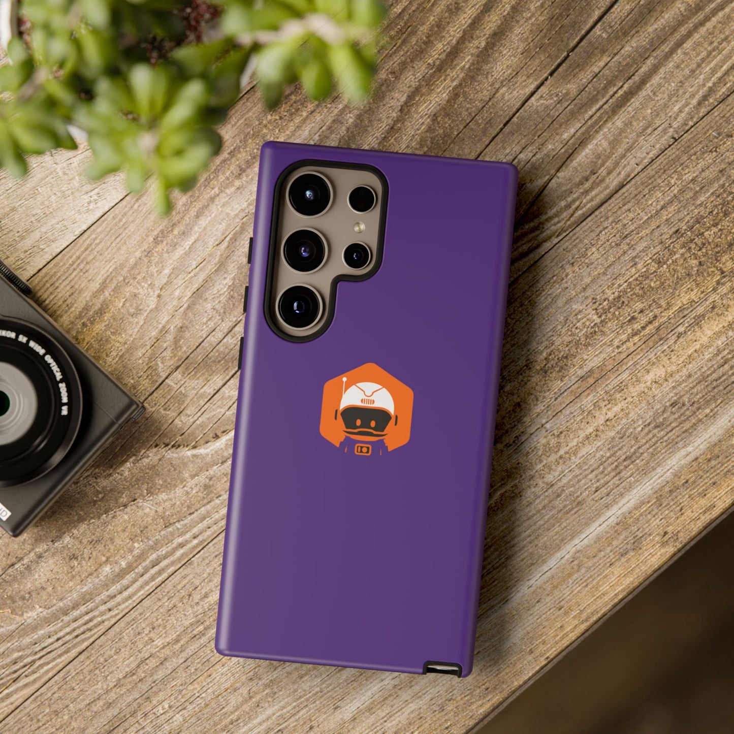 Tough Cases: Dual-Layer Durability in Bold Purple!