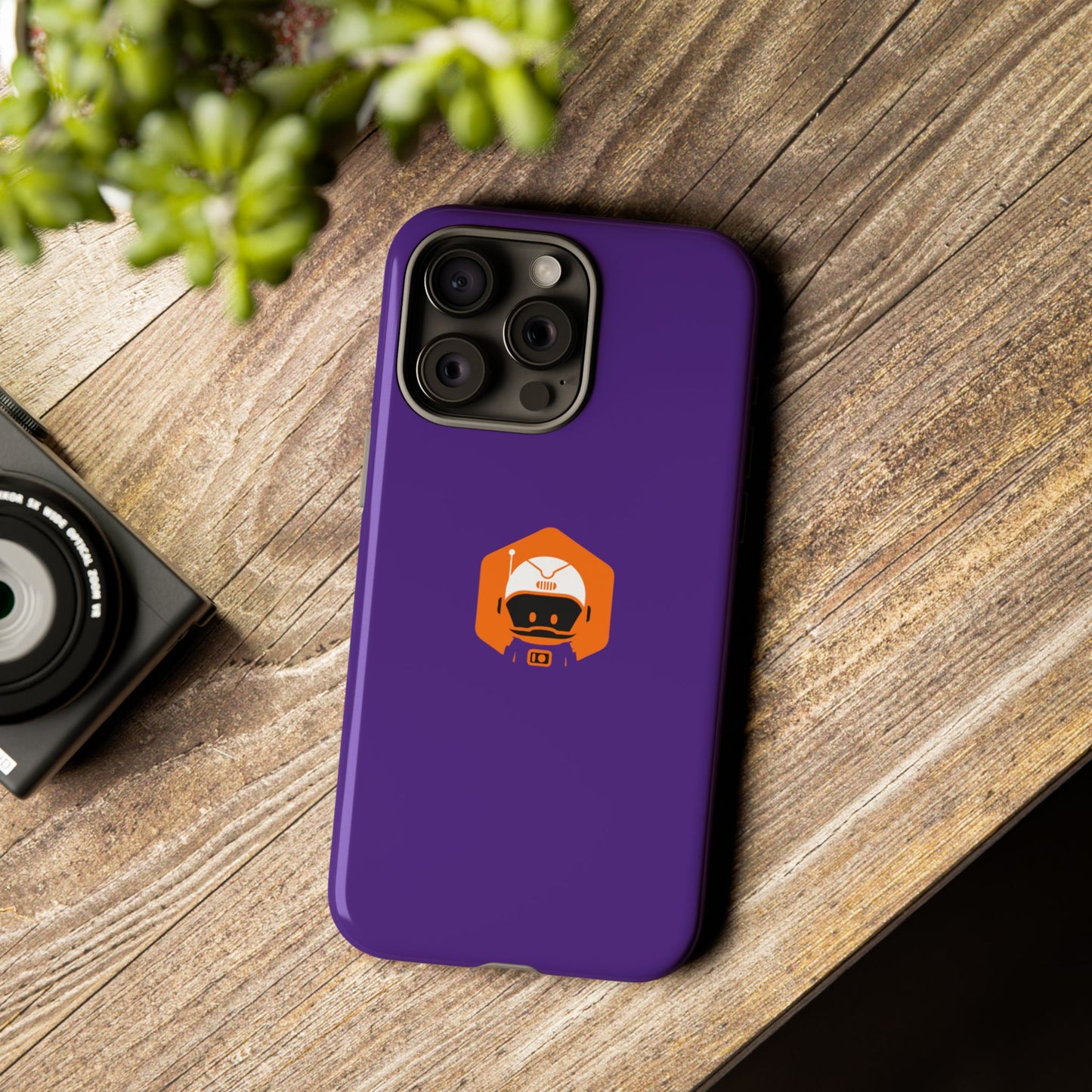 Tough Cases: Dual-Layer Durability in Bold Purple!