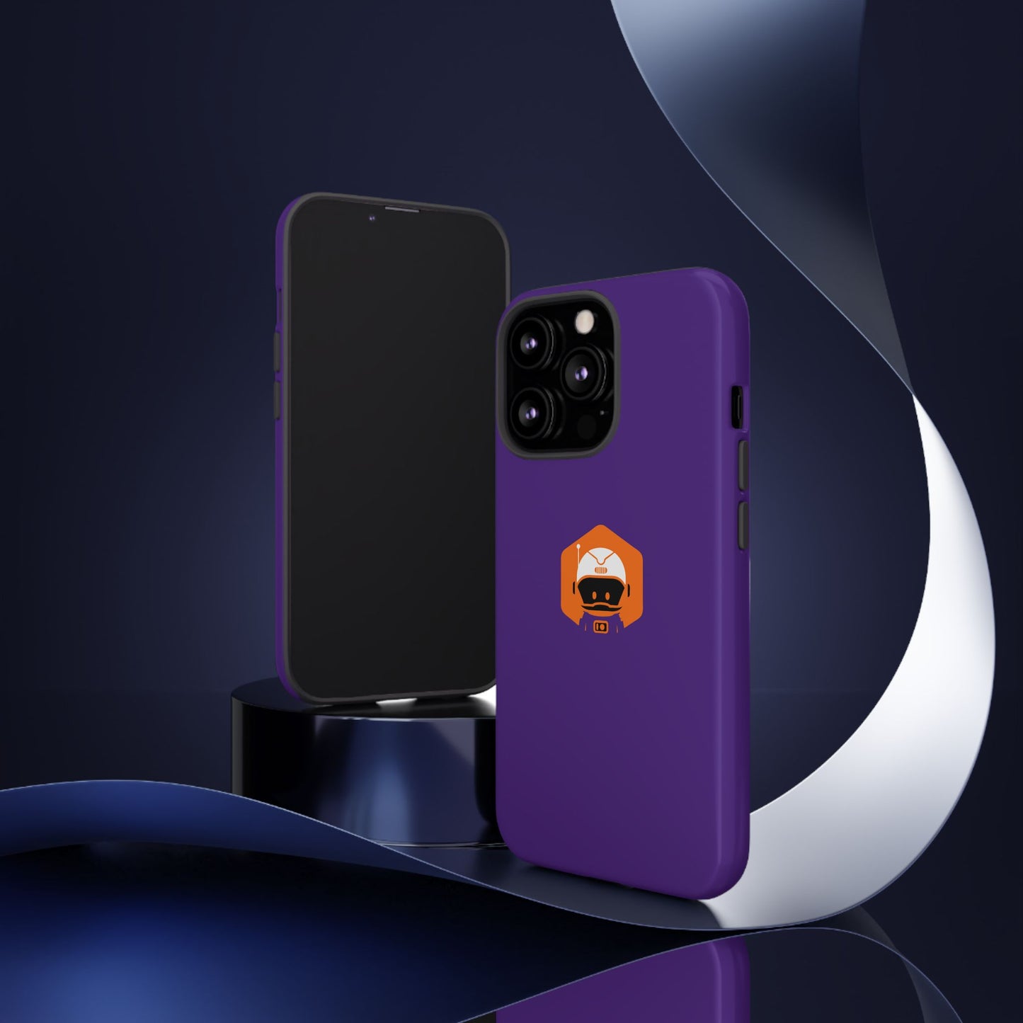 Tough Cases: Dual-Layer Durability in Bold Purple!