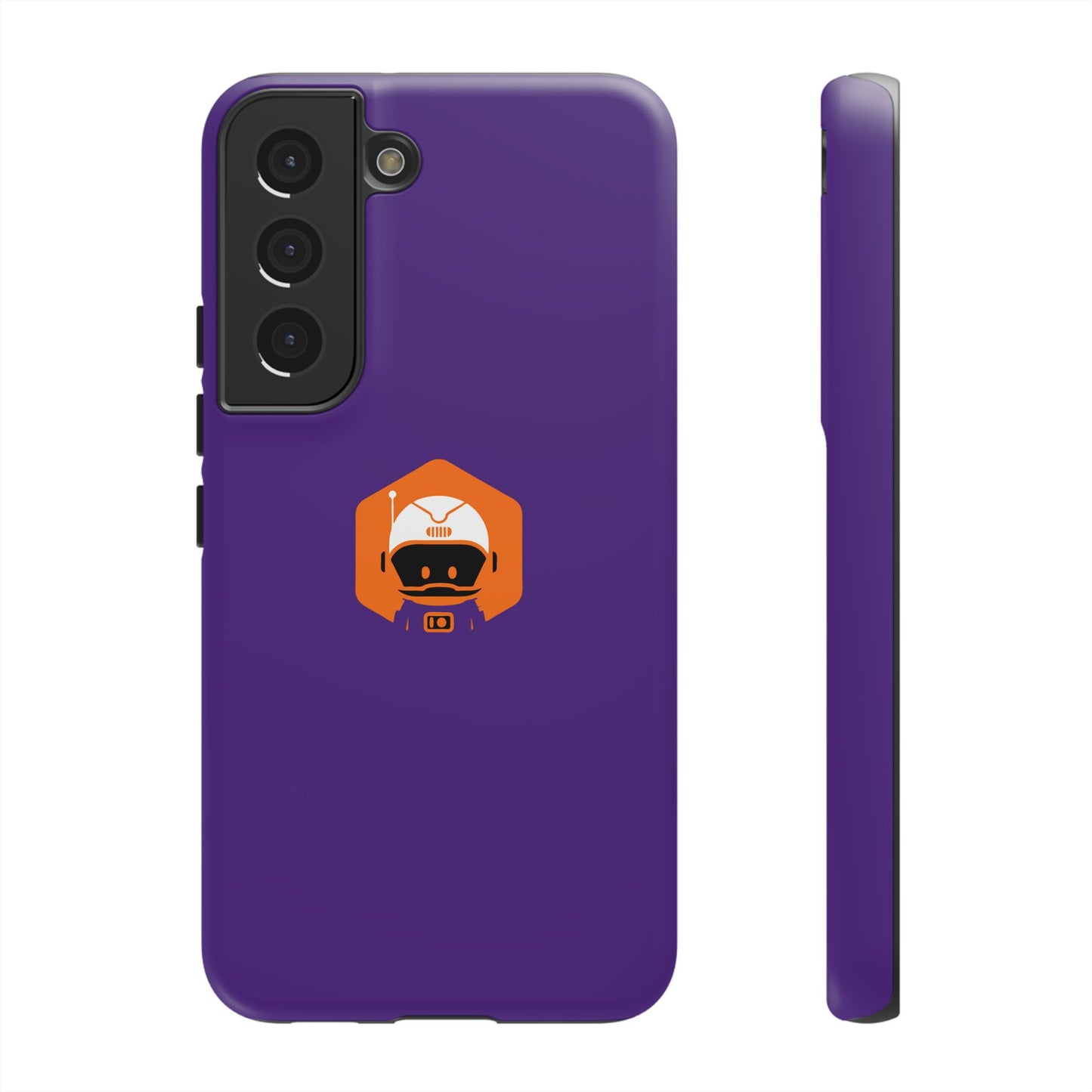 Tough Cases: Dual-Layer Durability in Bold Purple!