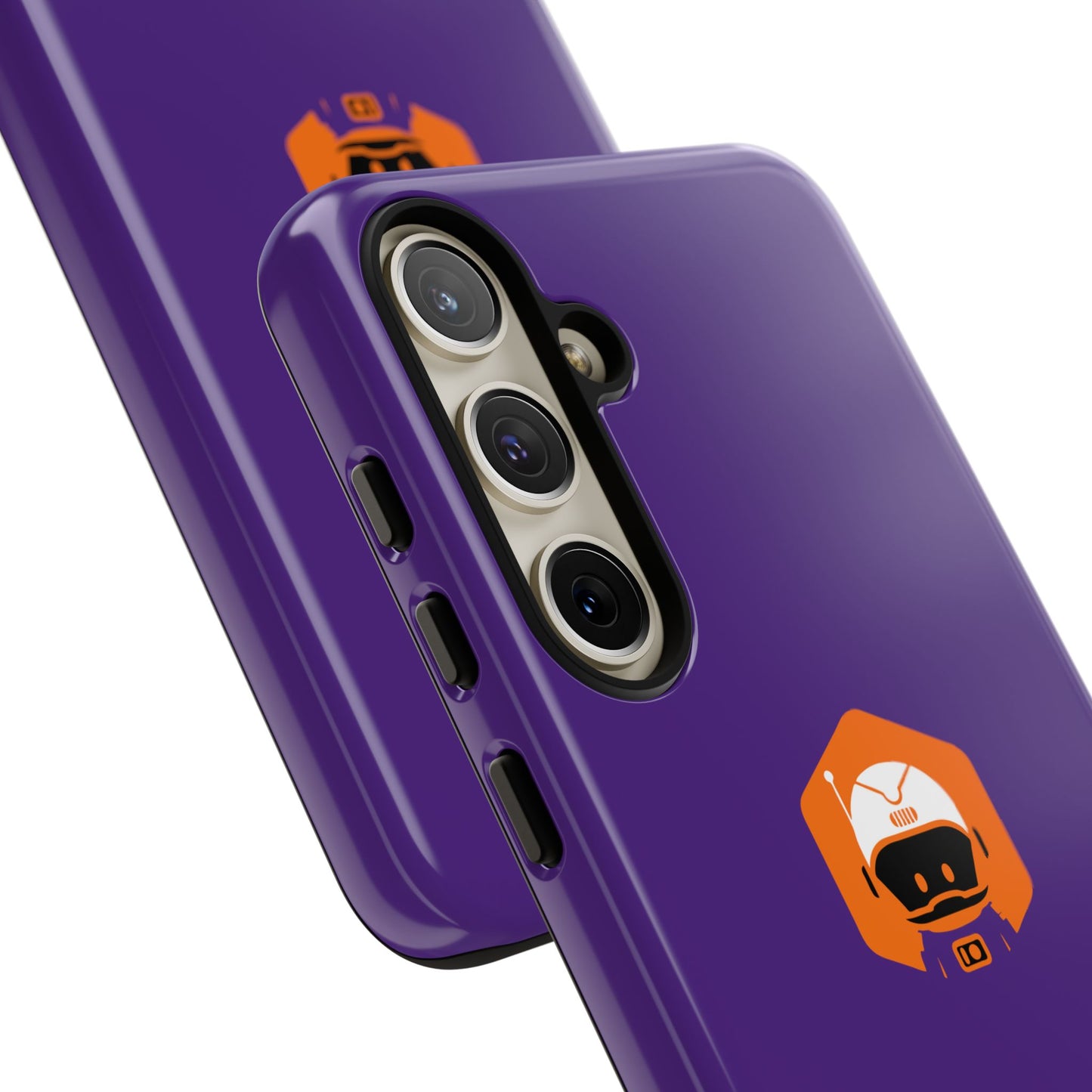 Tough Cases: Dual-Layer Durability in Bold Purple!