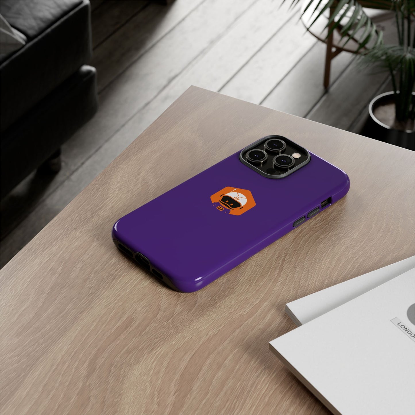 Tough Cases: Dual-Layer Durability in Bold Purple!