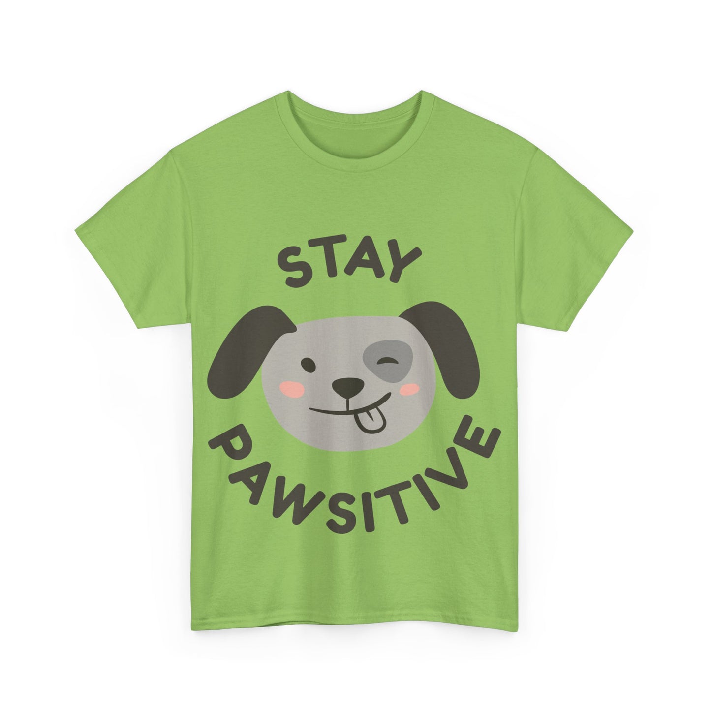 Unisex Heavy Cotton Tee | Stay Pawsitive