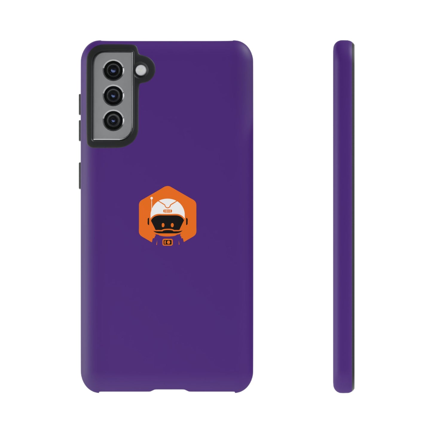 Tough Cases: Dual-Layer Durability in Bold Purple!