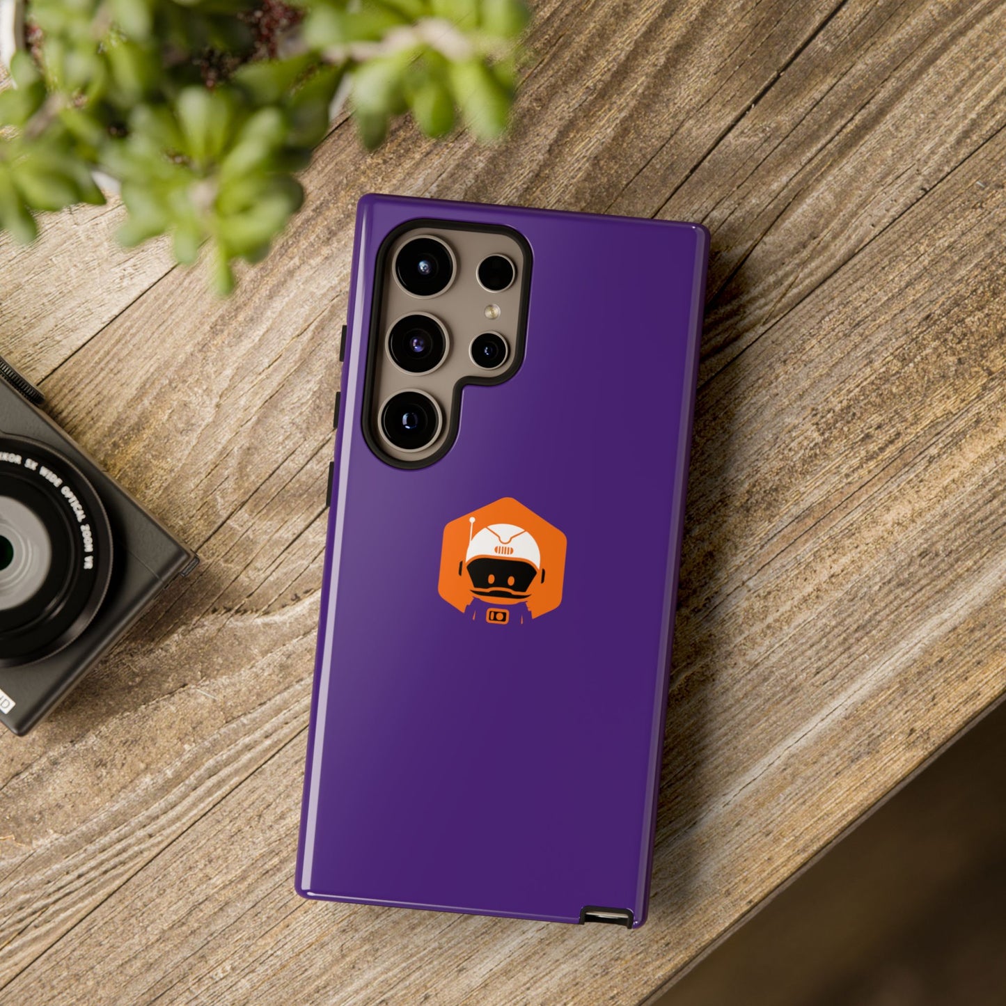 Tough Cases: Dual-Layer Durability in Bold Purple!