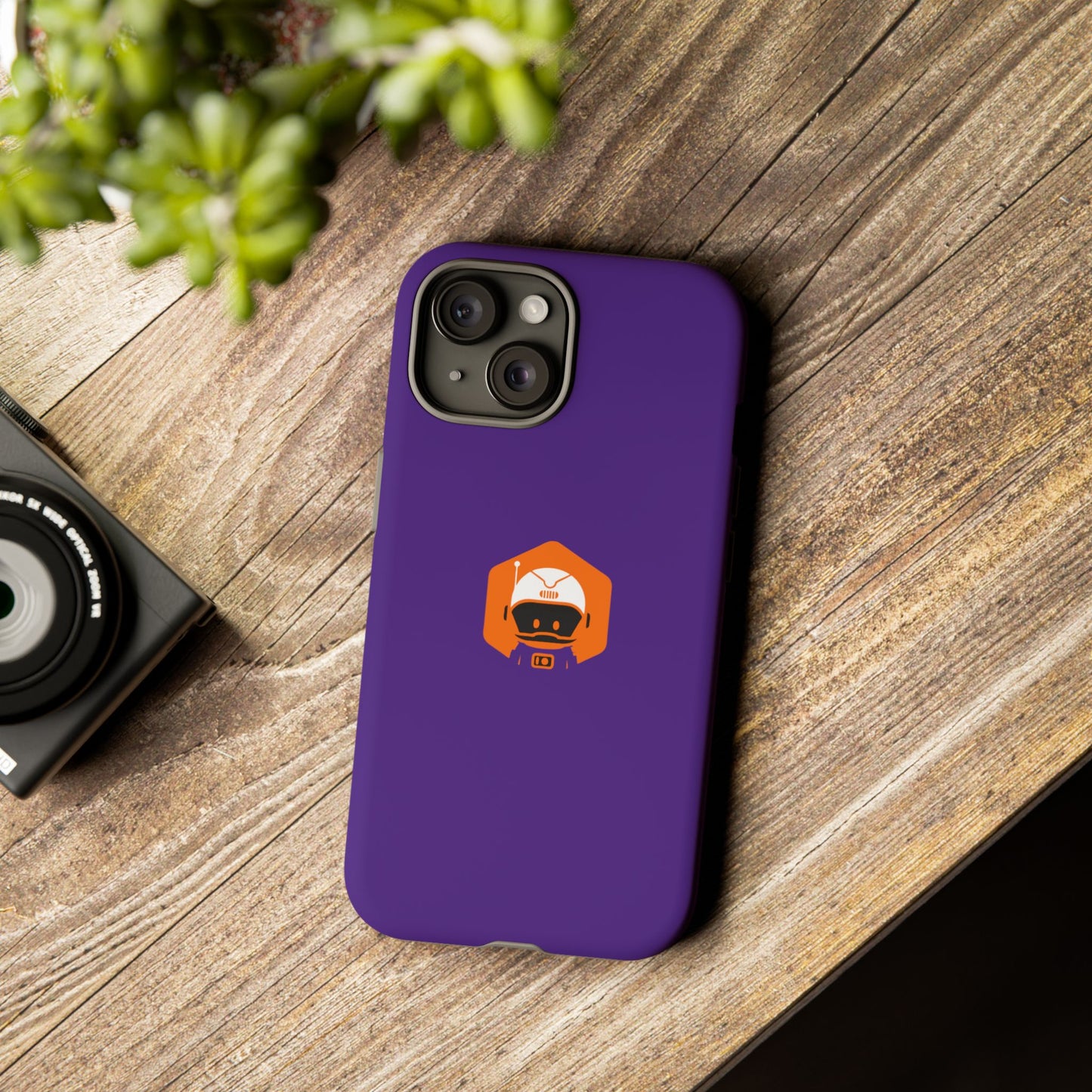 Tough Cases: Dual-Layer Durability in Bold Purple!