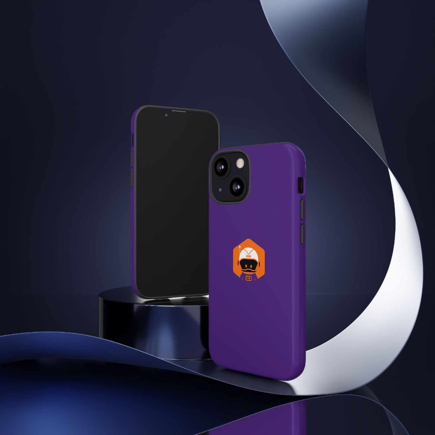 Tough Cases: Dual-Layer Durability in Bold Purple!