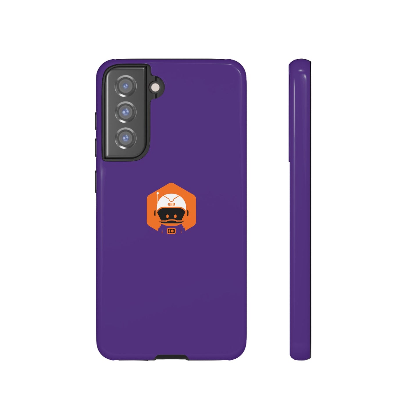 Tough Cases: Dual-Layer Durability in Bold Purple!