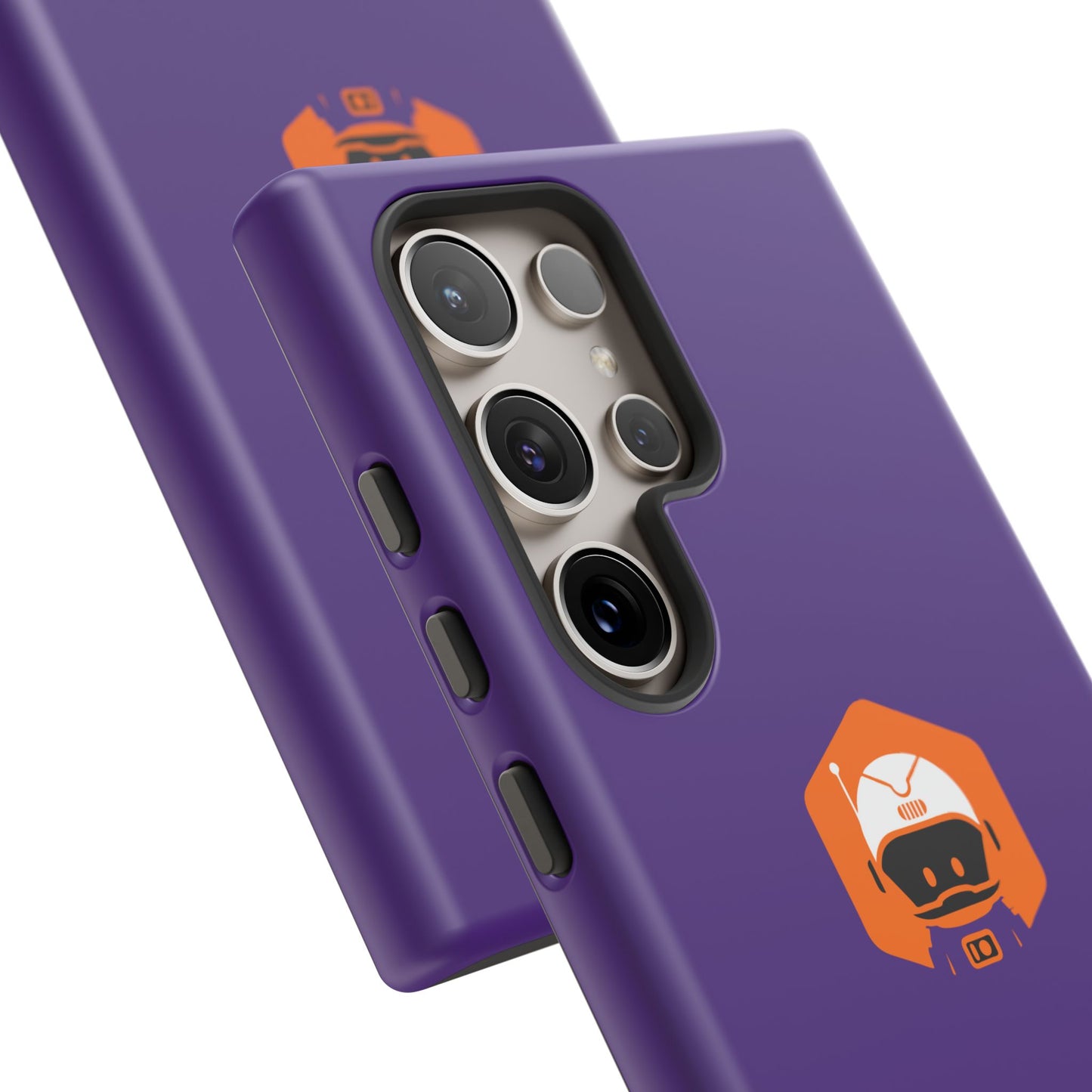 Tough Cases: Dual-Layer Durability in Bold Purple!