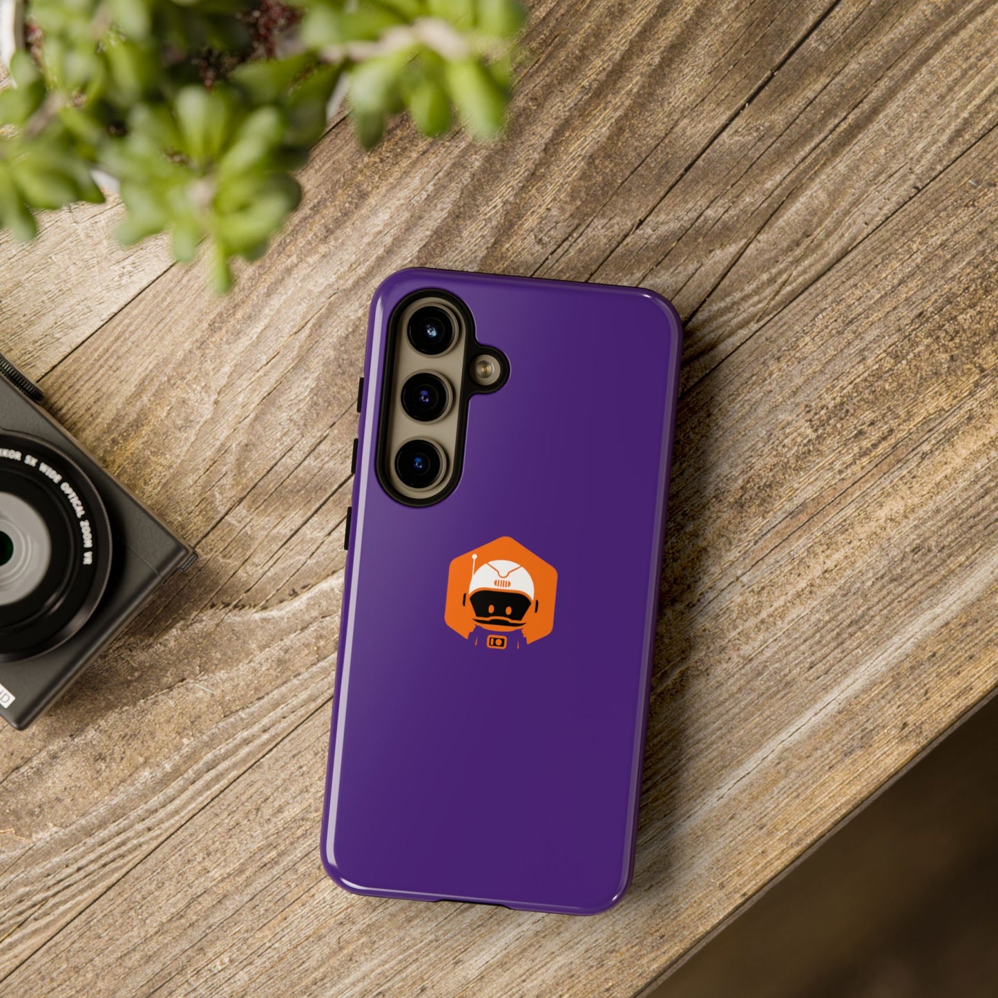 Tough Cases: Dual-Layer Durability in Bold Purple!