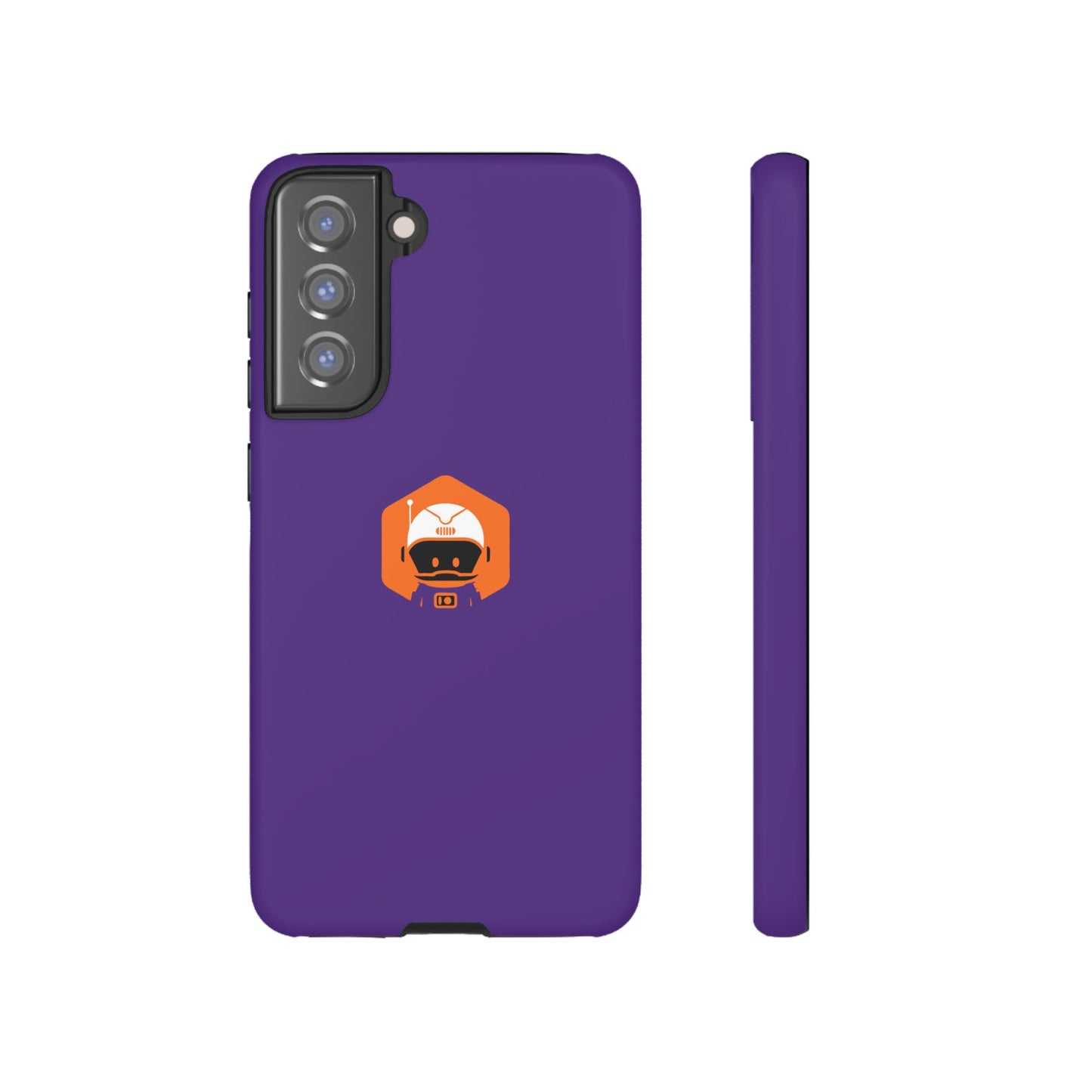 Tough Cases: Dual-Layer Durability in Bold Purple!