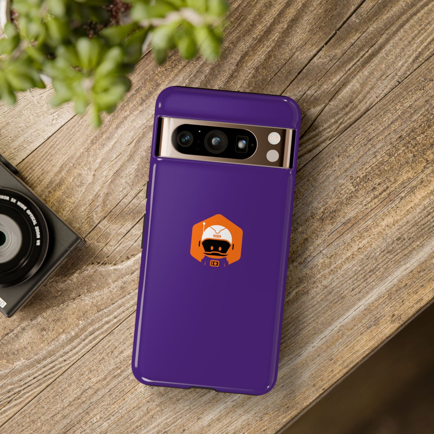 Tough Cases: Dual-Layer Durability in Bold Purple!