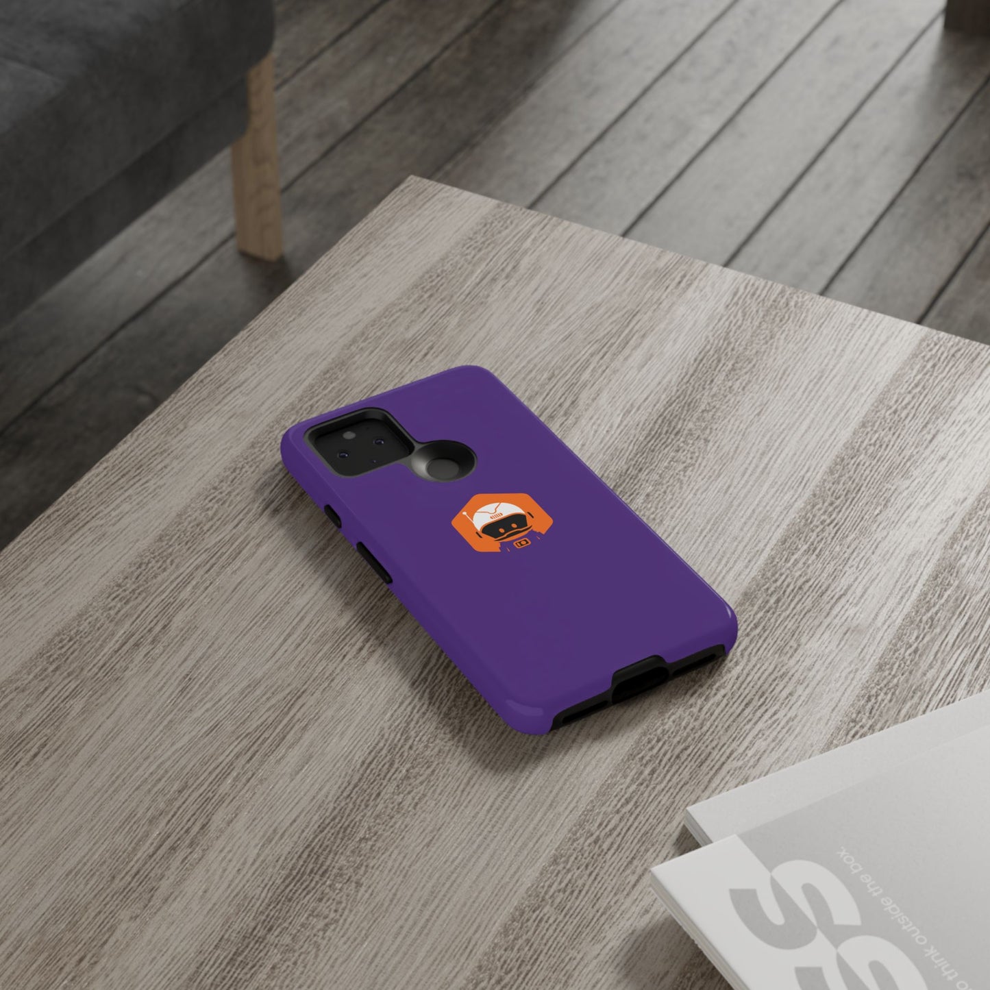 Tough Cases: Dual-Layer Durability in Bold Purple!