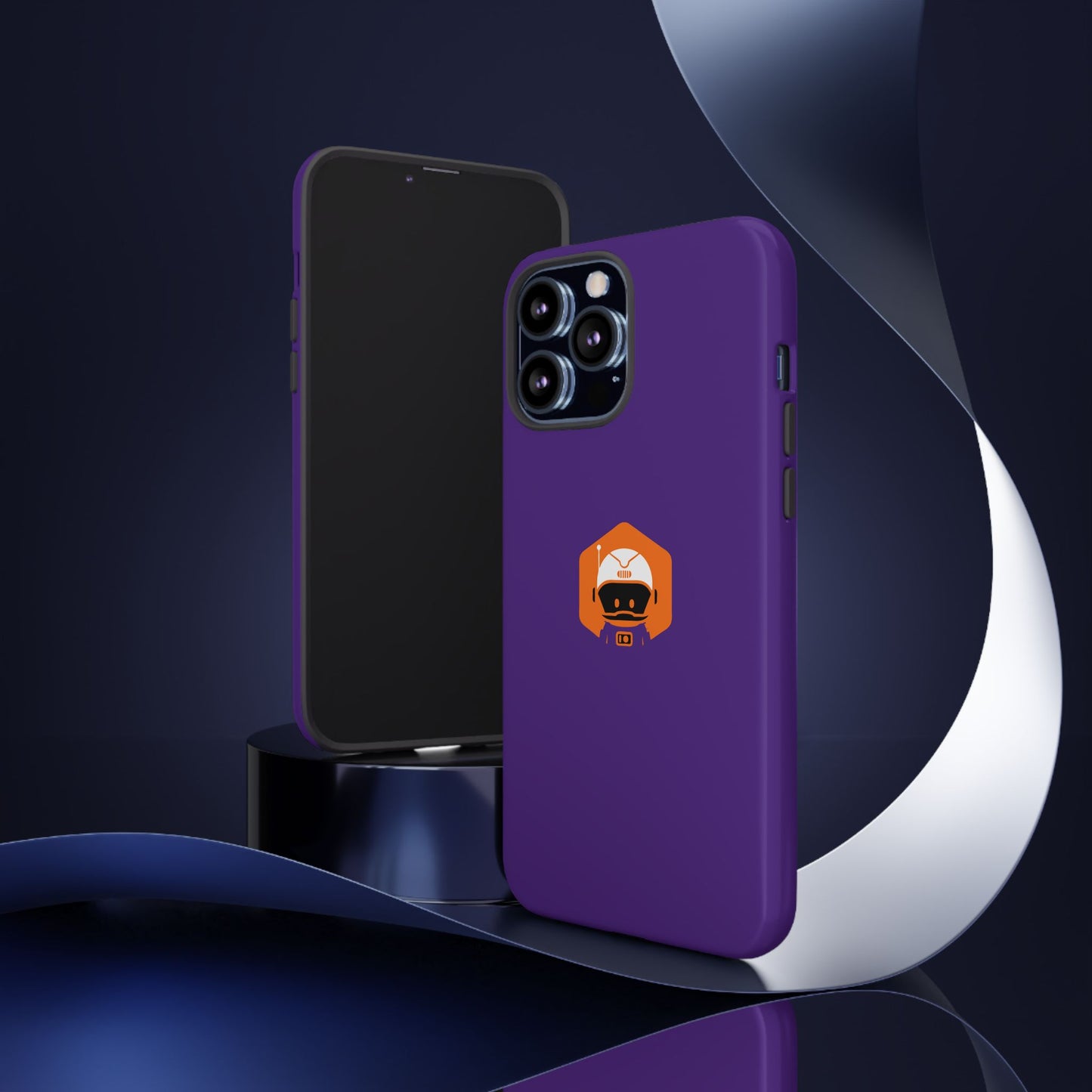 Tough Cases: Dual-Layer Durability in Bold Purple!