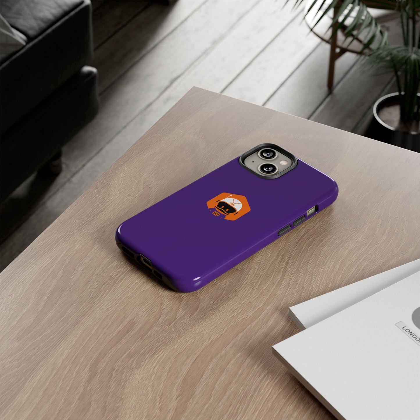 Tough Cases: Dual-Layer Durability in Bold Purple!