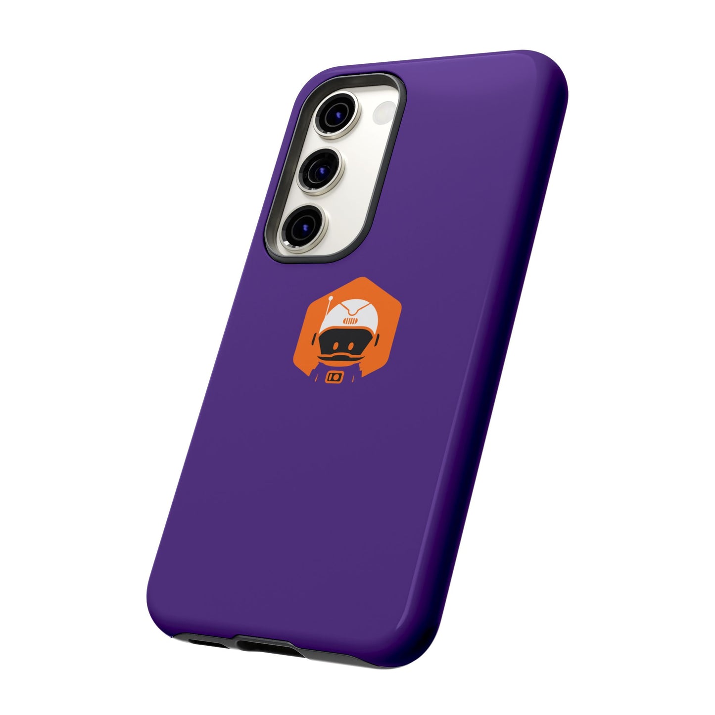 Tough Cases: Dual-Layer Durability in Bold Purple!