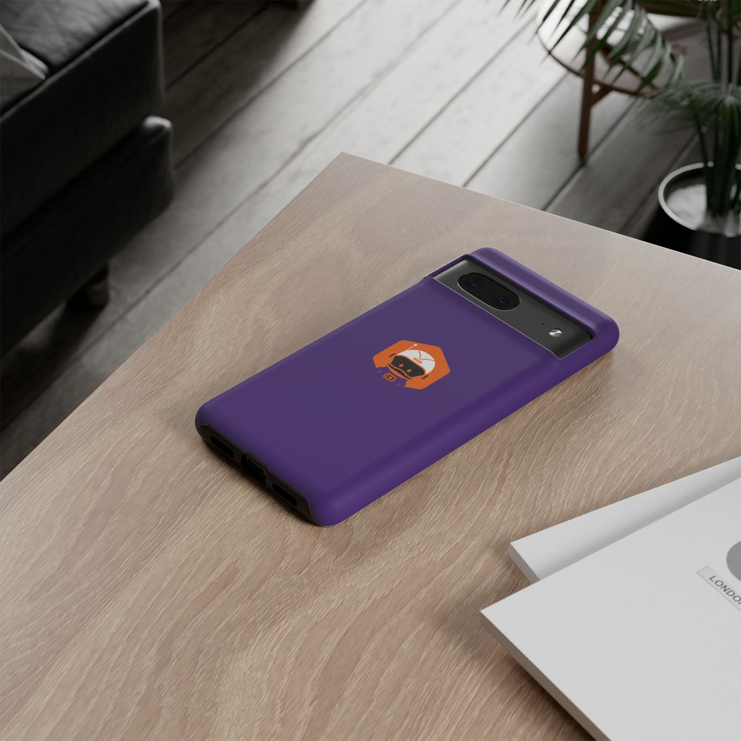 Tough Cases: Dual-Layer Durability in Bold Purple!