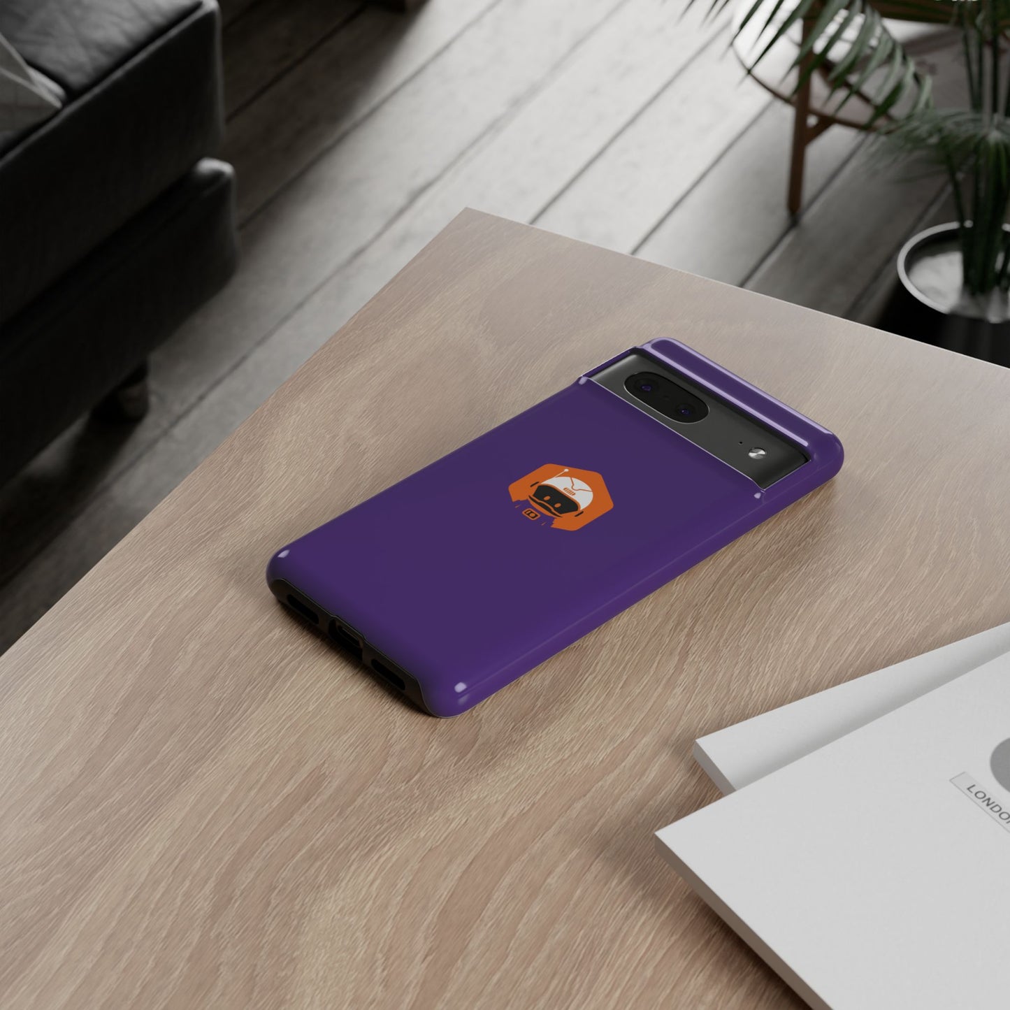 Tough Cases: Dual-Layer Durability in Bold Purple!