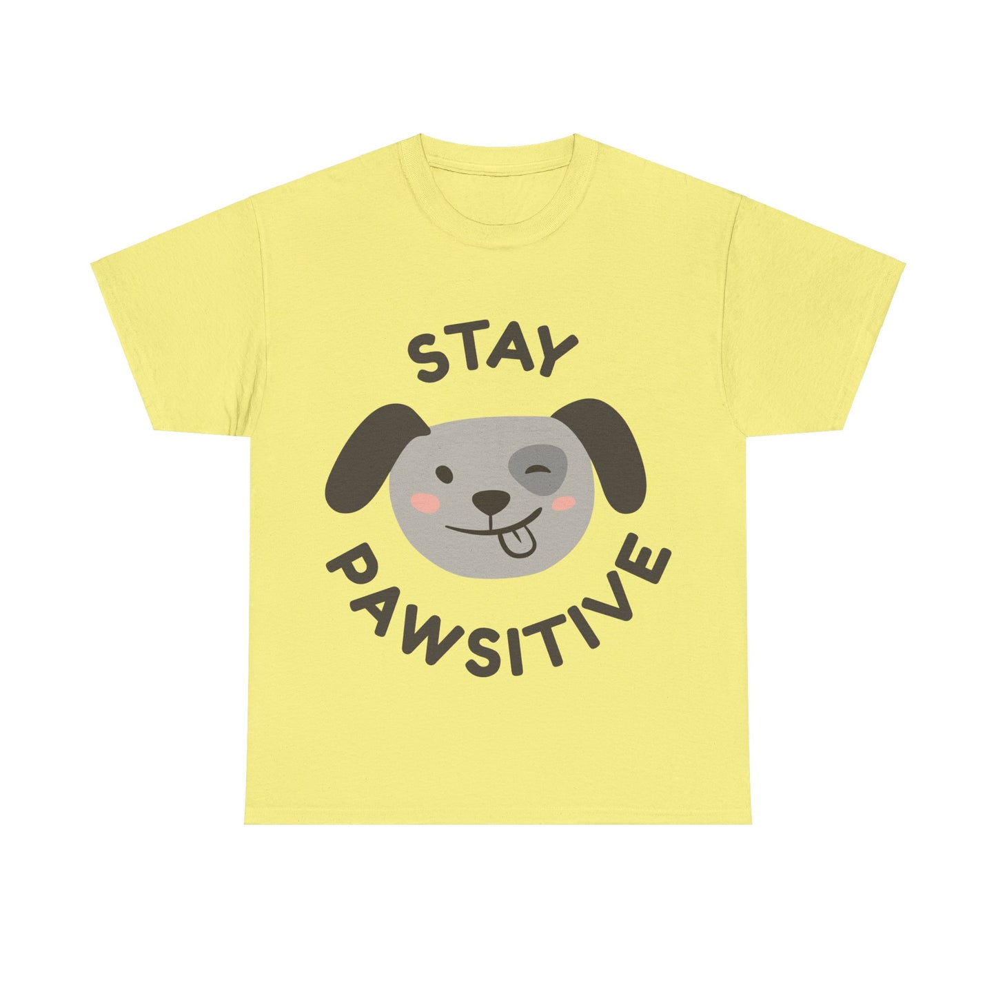 Unisex Heavy Cotton Tee | Stay Pawsitive