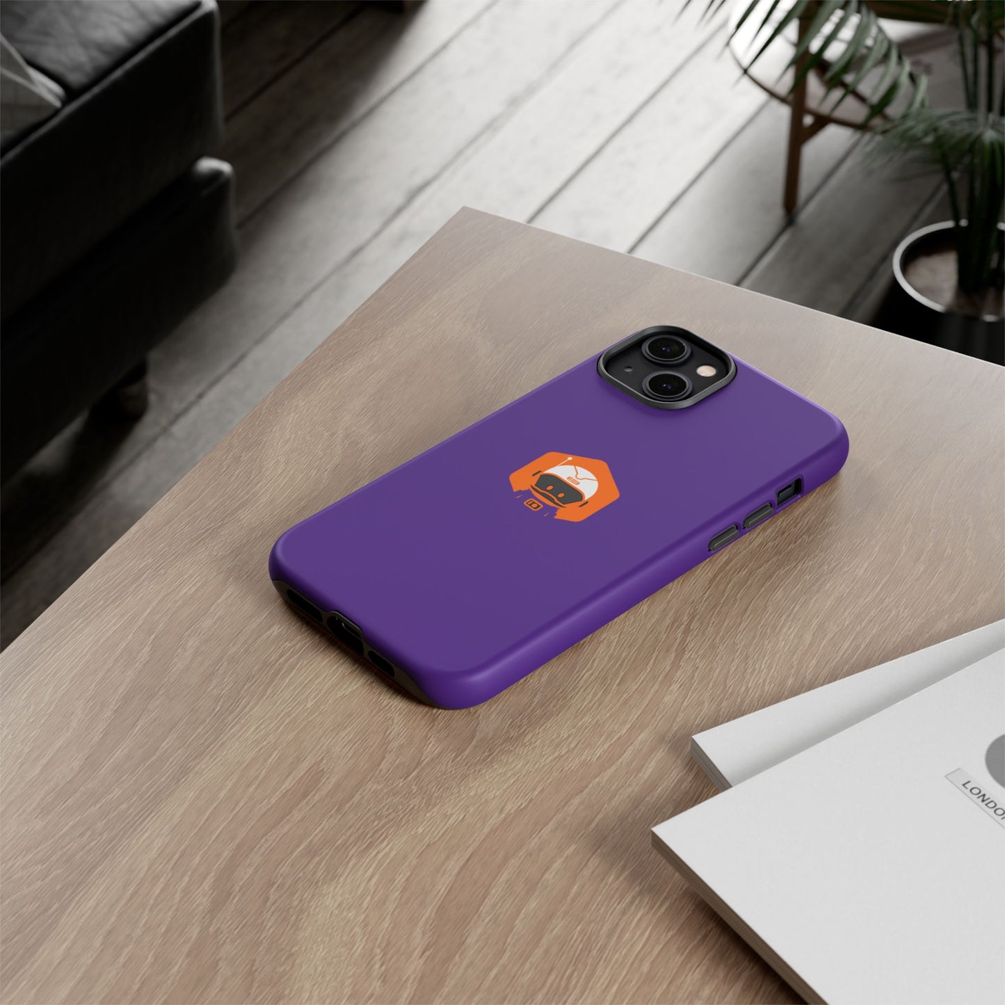 Tough Cases: Dual-Layer Durability in Bold Purple!