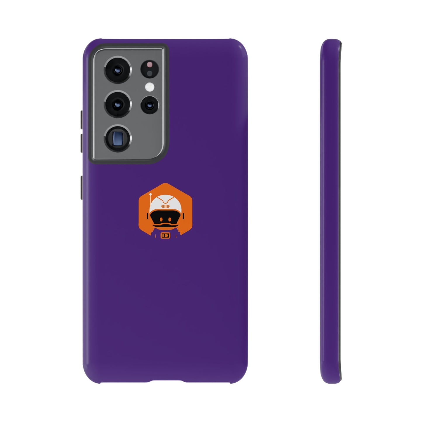 Tough Cases: Dual-Layer Durability in Bold Purple!