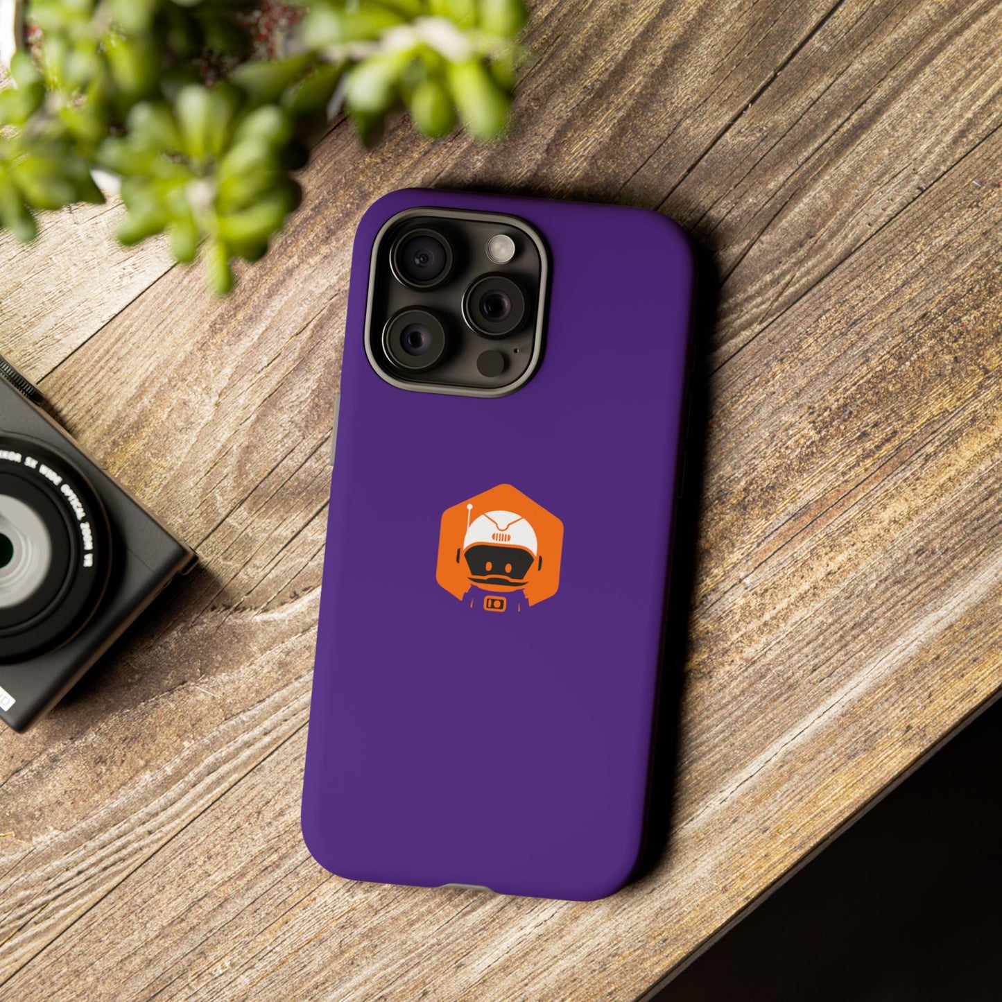 Tough Cases: Dual-Layer Durability in Bold Purple!