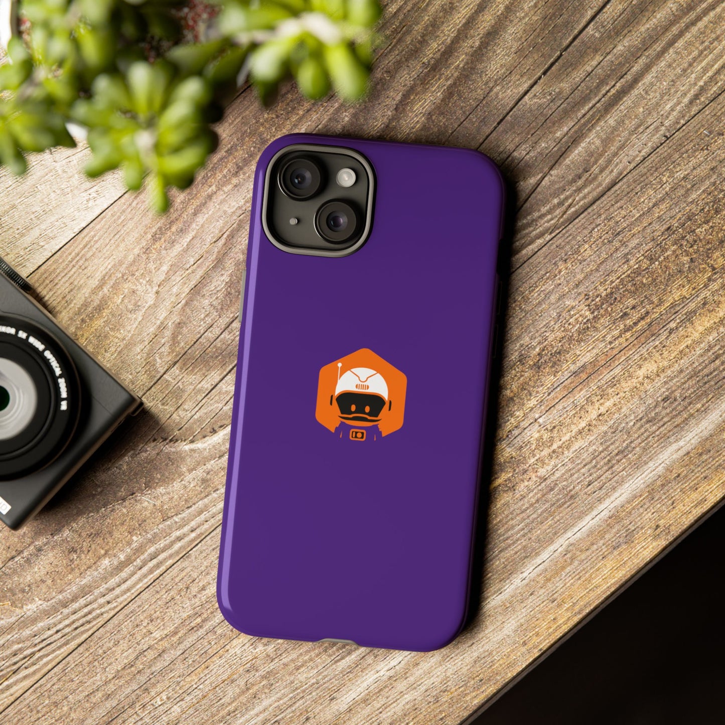 Tough Cases: Dual-Layer Durability in Bold Purple!