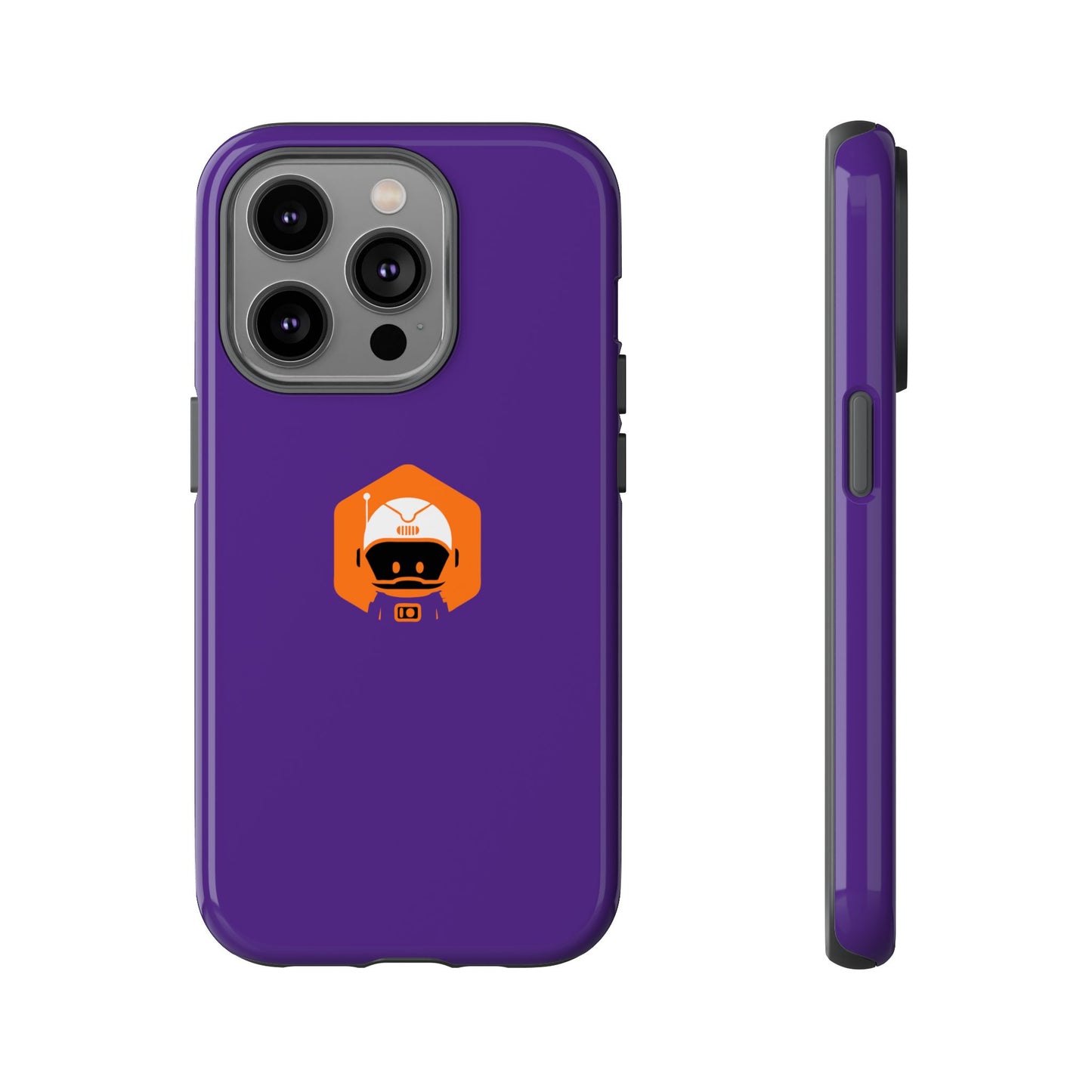 Tough Cases: Dual-Layer Durability in Bold Purple!