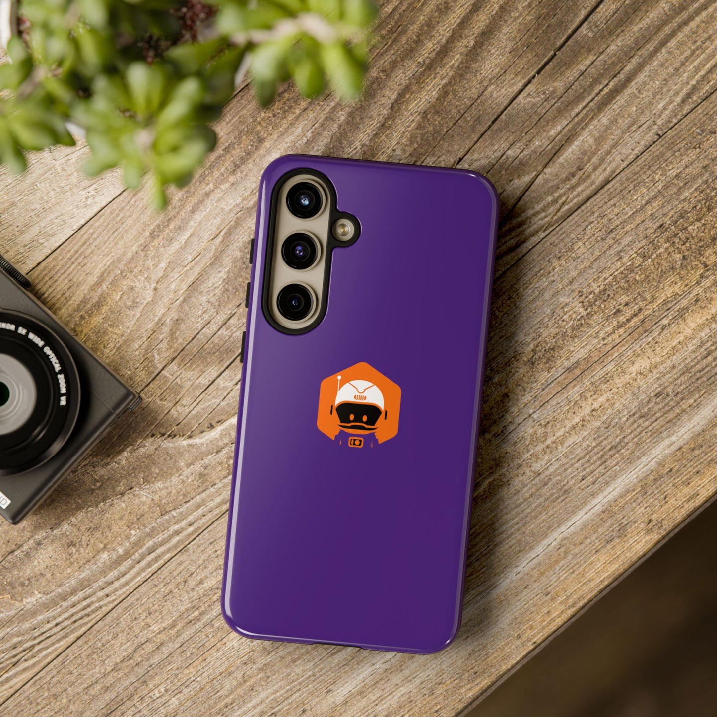 Tough Cases: Dual-Layer Durability in Bold Purple!